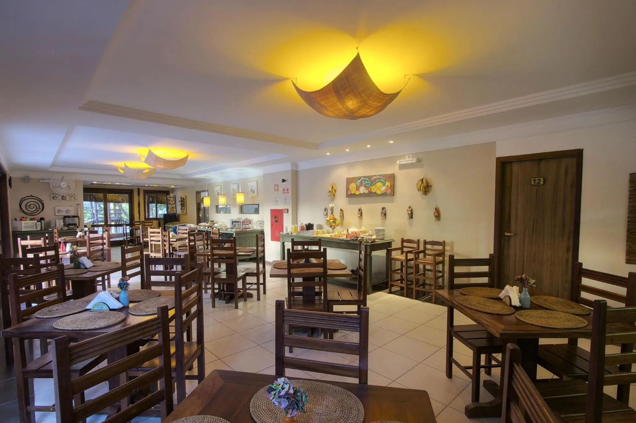 Restaurant/places to eat in Pousada Porto Mare