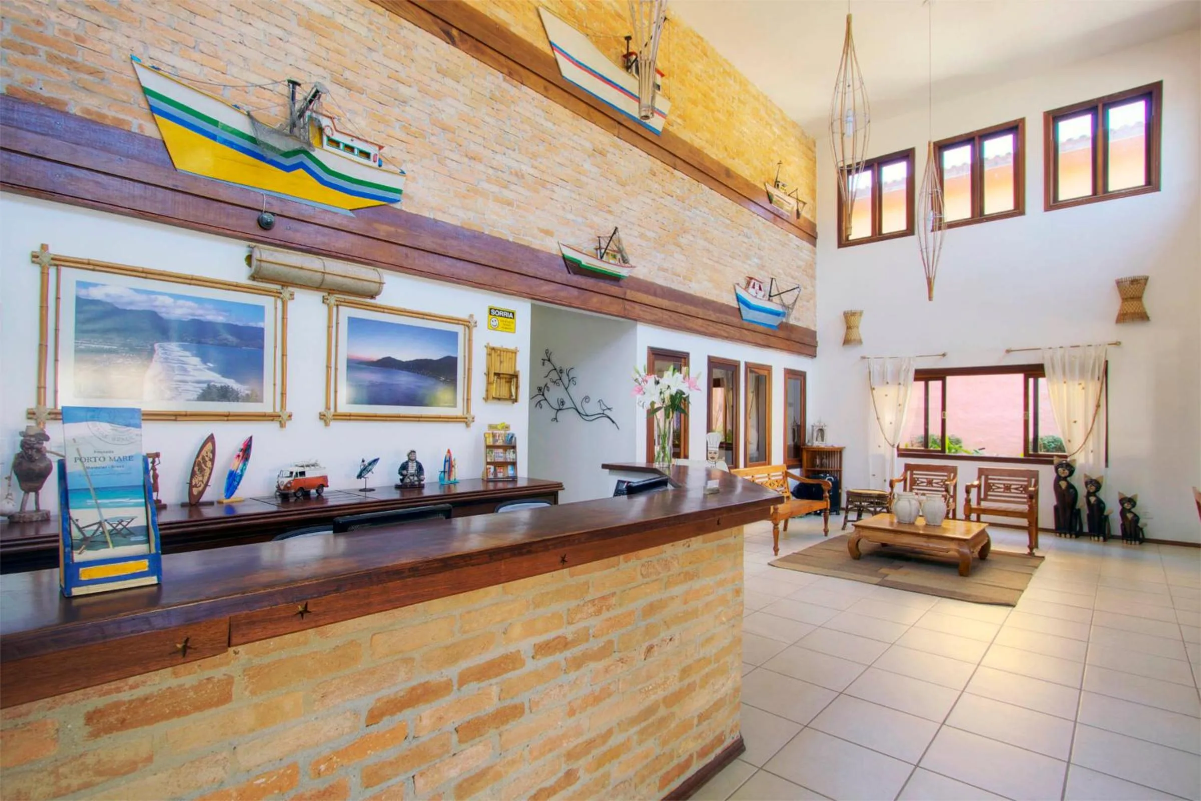 Lobby or reception in Pousada Porto Mare
