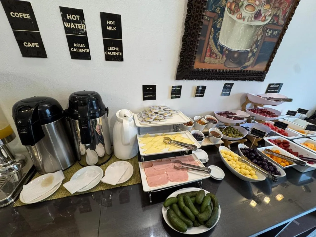 Buffet breakfast in Awki´s Dream Hotel