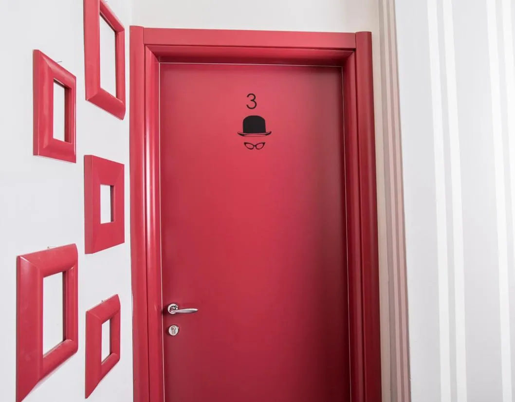 Decorative detail in Il Giglio Rosso B&B