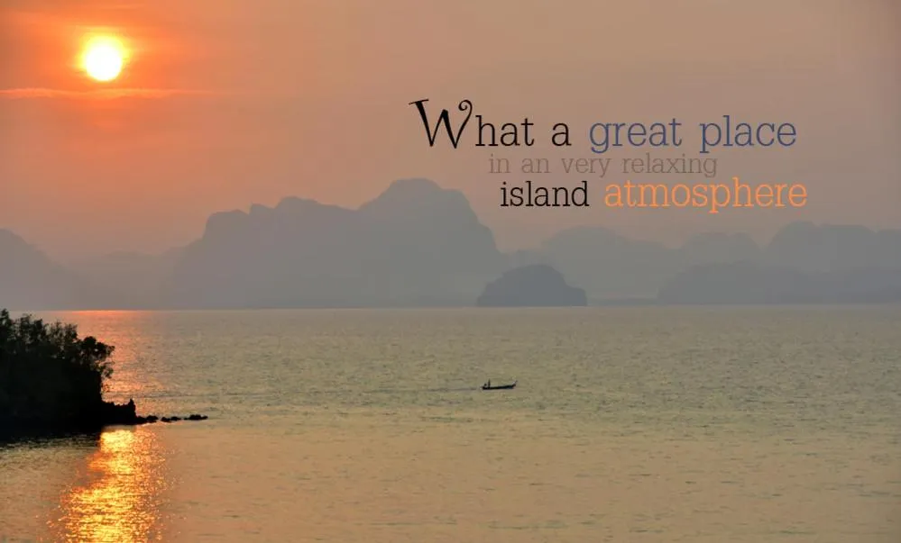 Natural landscape in Tha Khao Bay View Bungalow