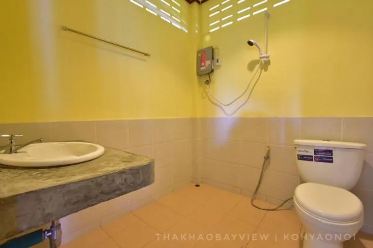 Bathroom in Tha Khao Bay View Bungalow