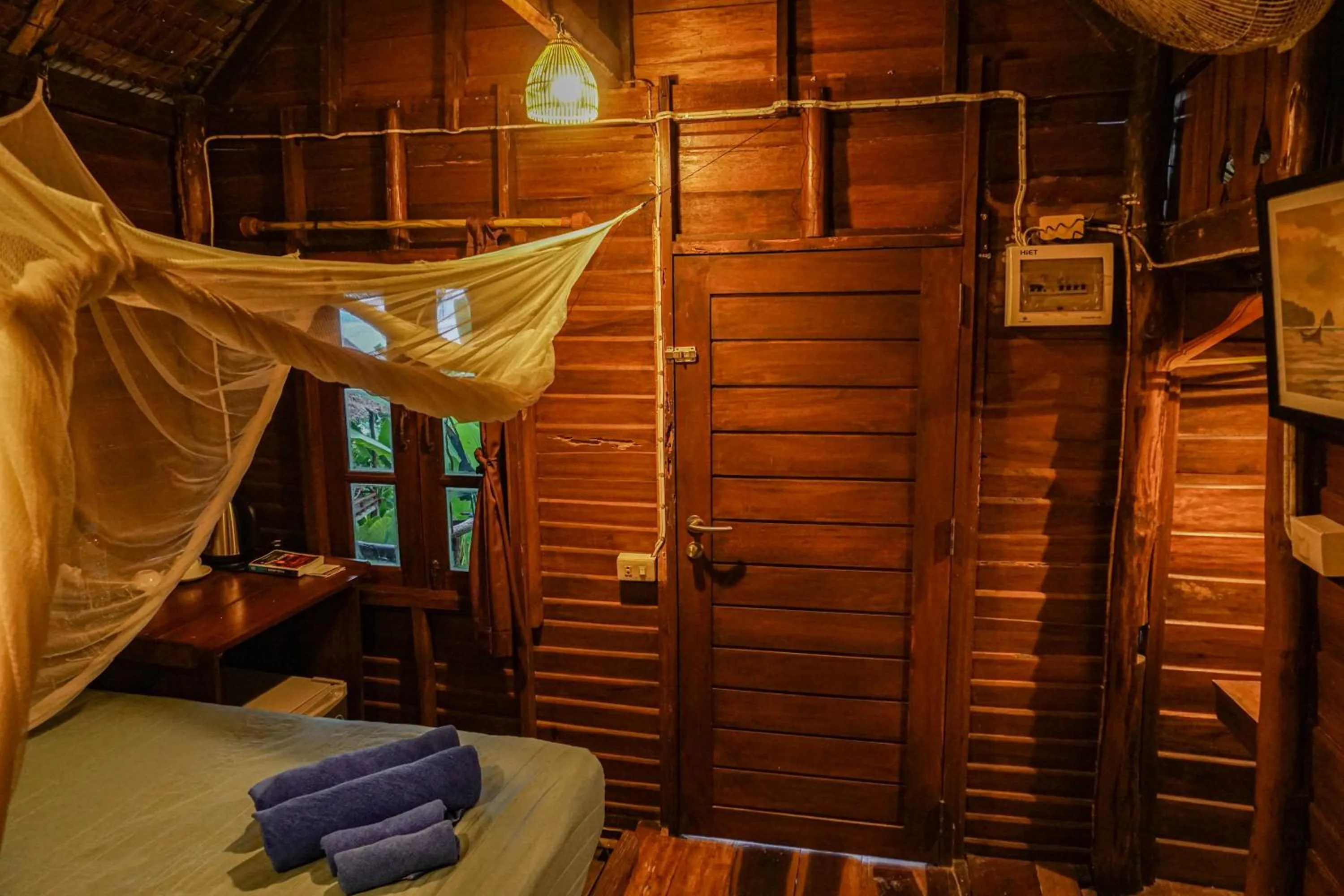 Bedroom in Tha Khao Bay View Bungalow