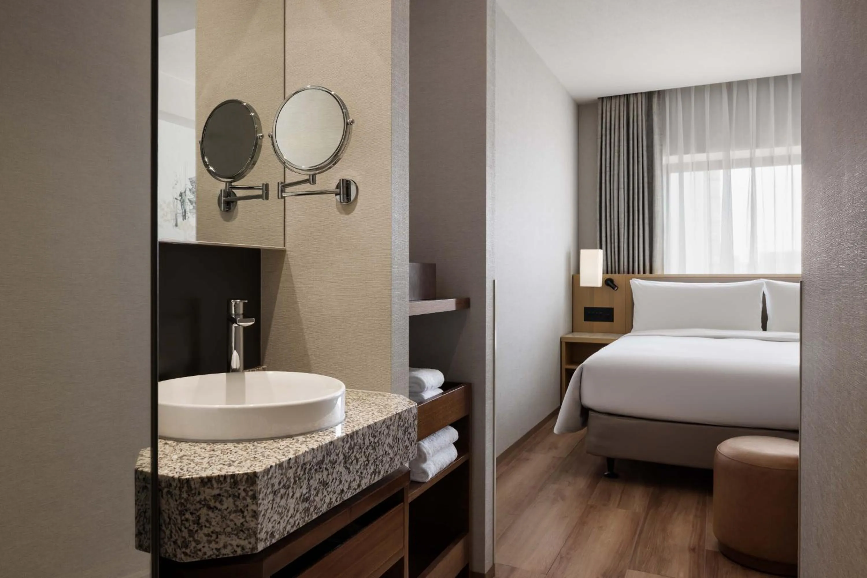 Photo of the whole room, Bed in Courtyard by Marriott Kyoto Shijo Karasuma