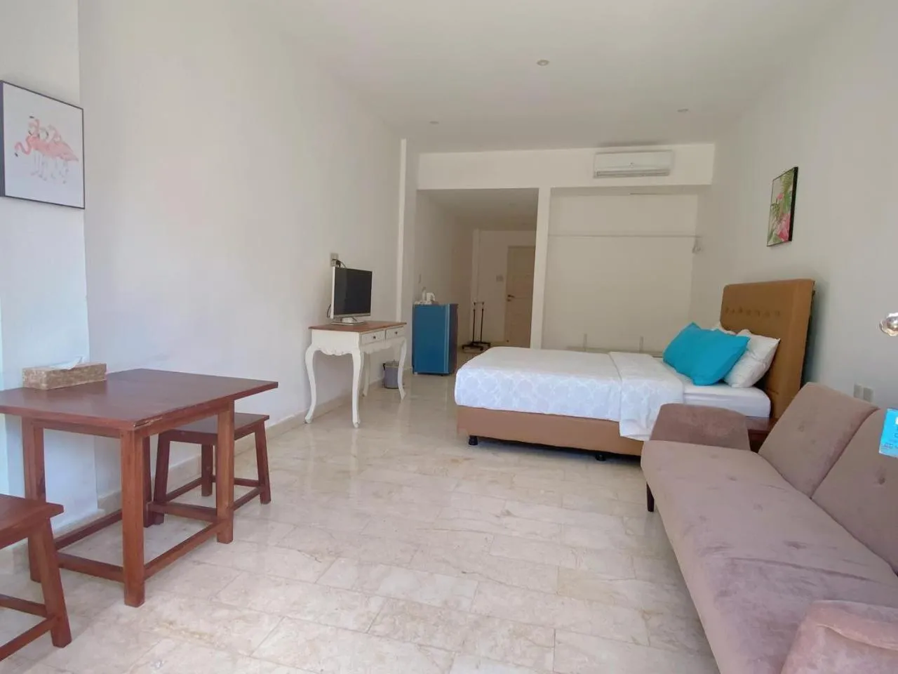 Bed in Hikari Guesthouse