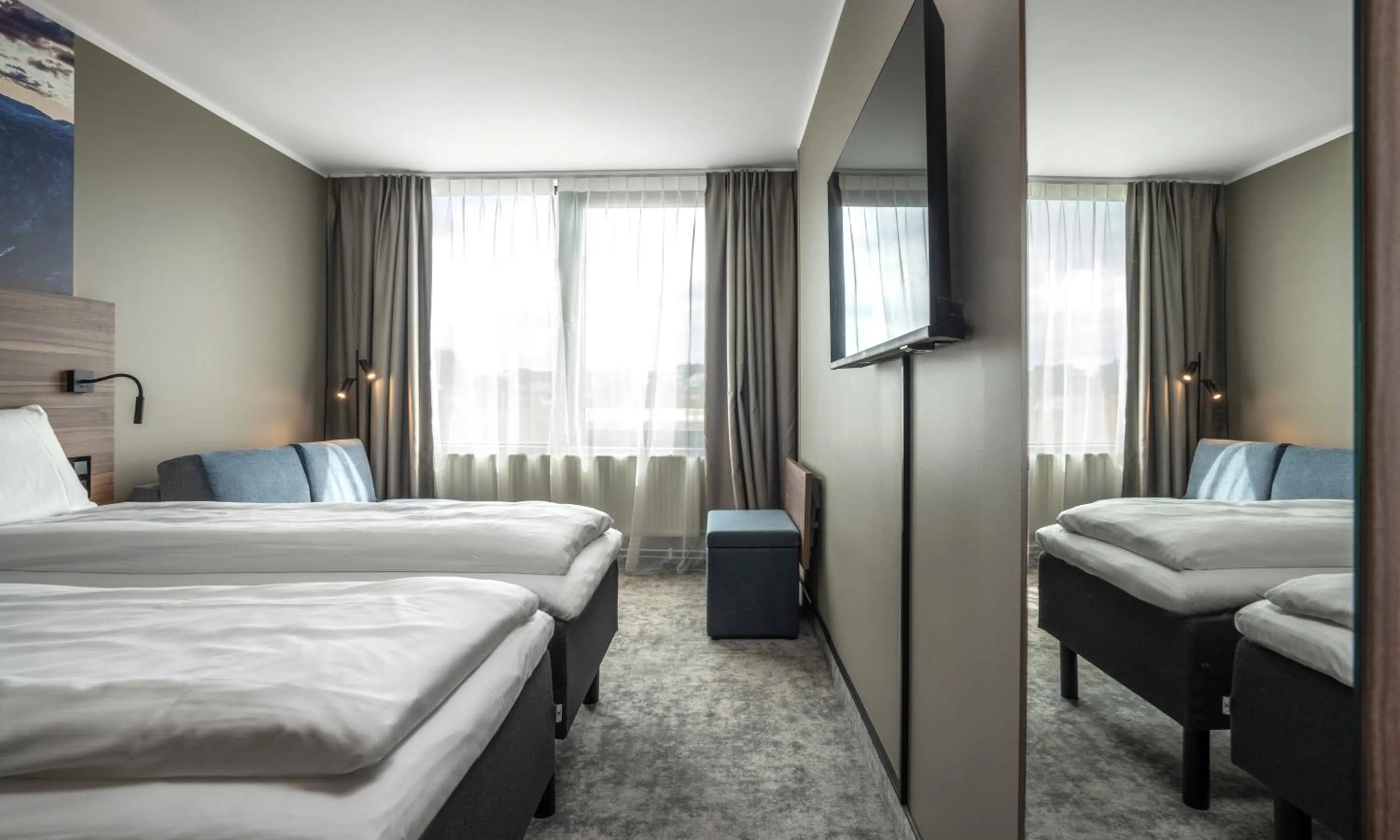 Photo of the whole room, Bed in Thon Partner Stavanger Forum Hotel