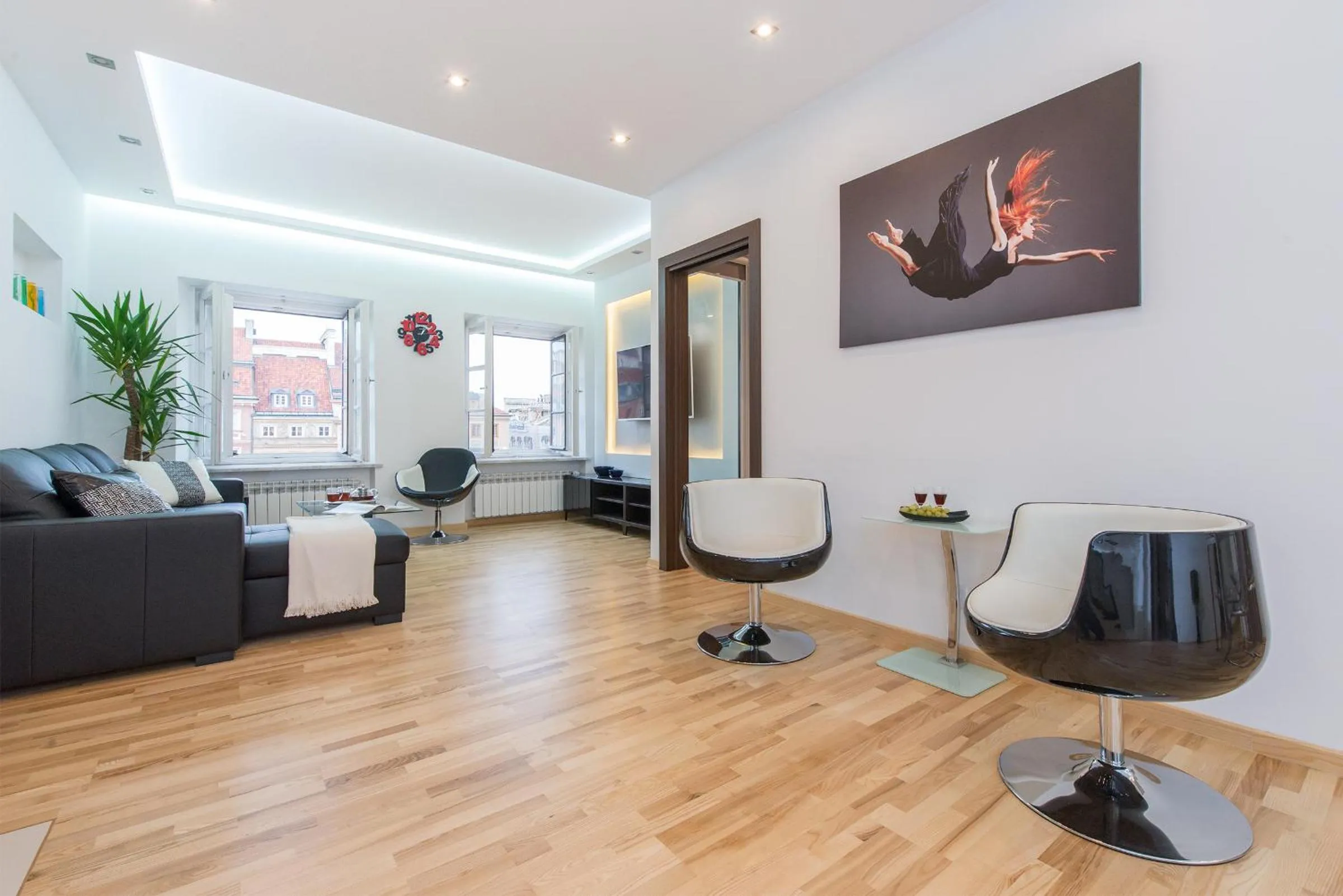 Living room in P&O Apartments Old Town