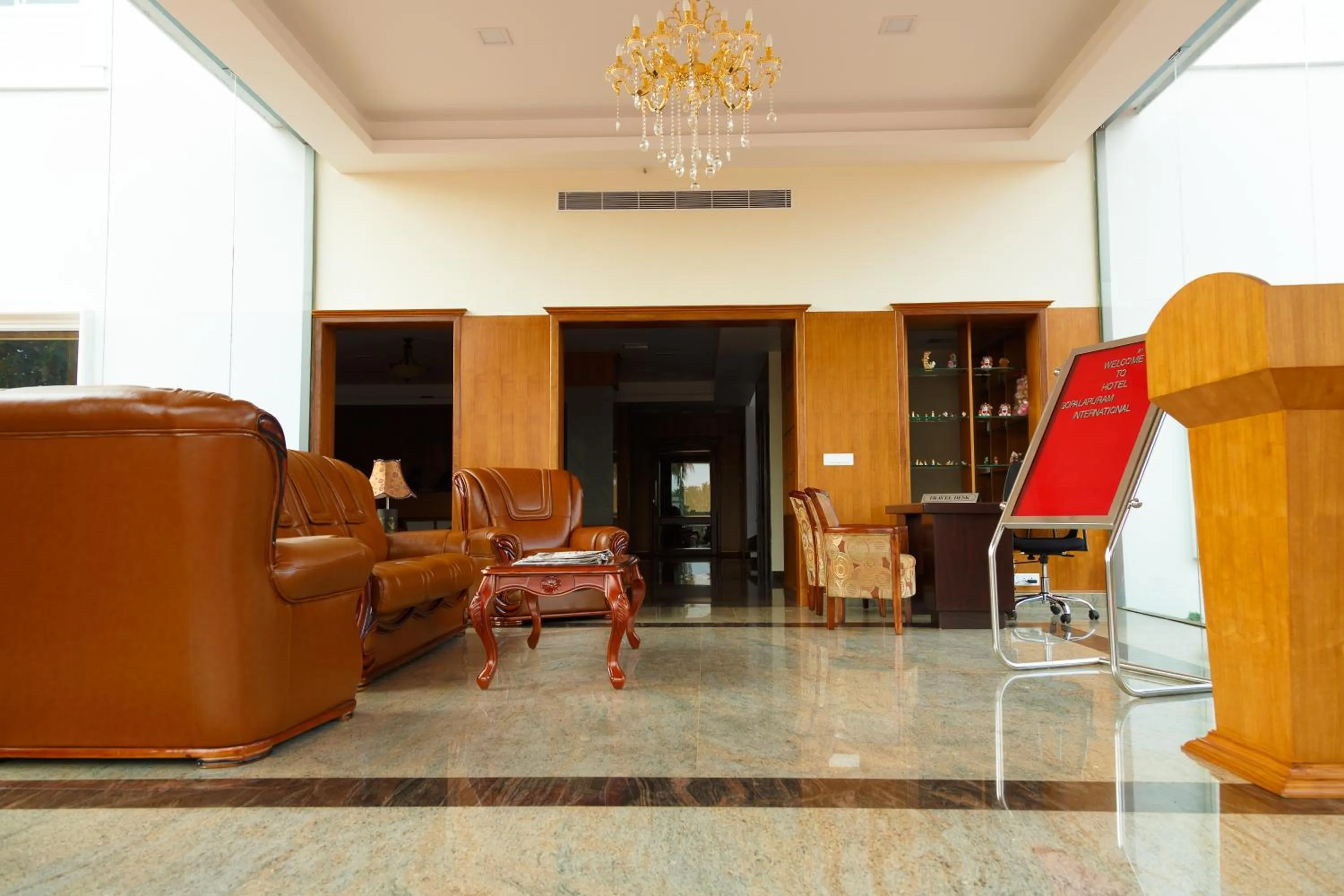 Lobby or reception in Hotel Gopalapuram International