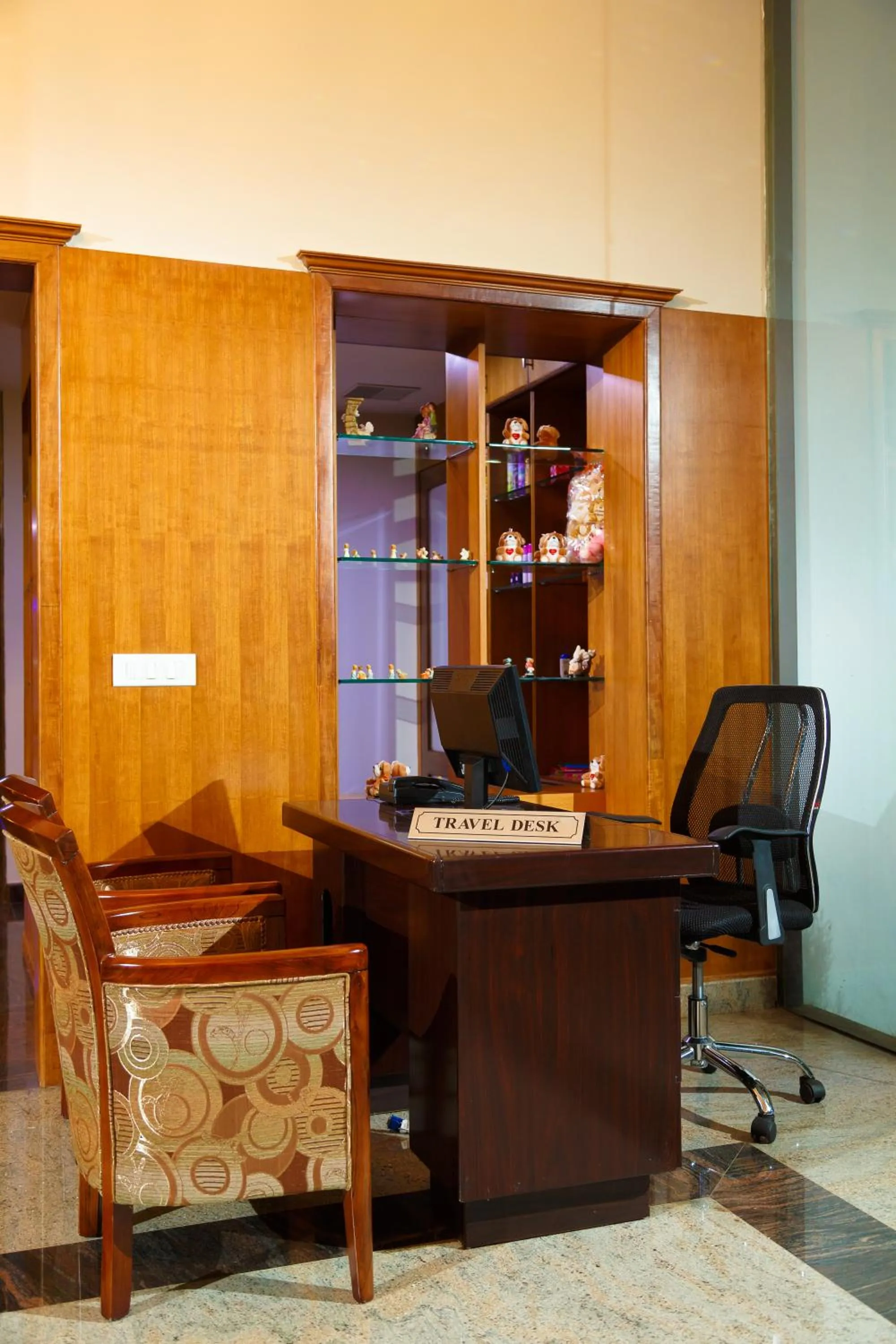 Lobby or reception in Hotel Gopalapuram International