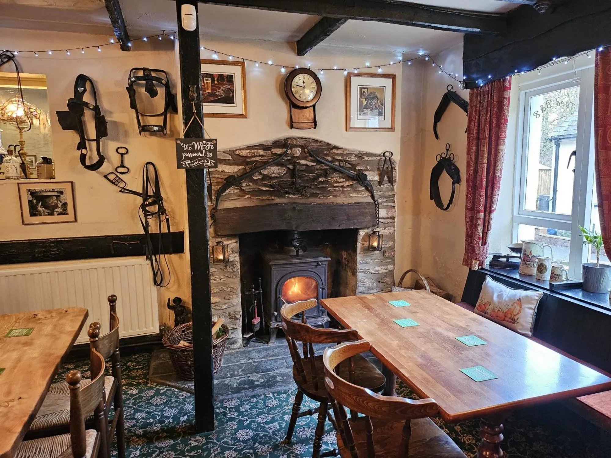 Seating area in The Rockford Inn