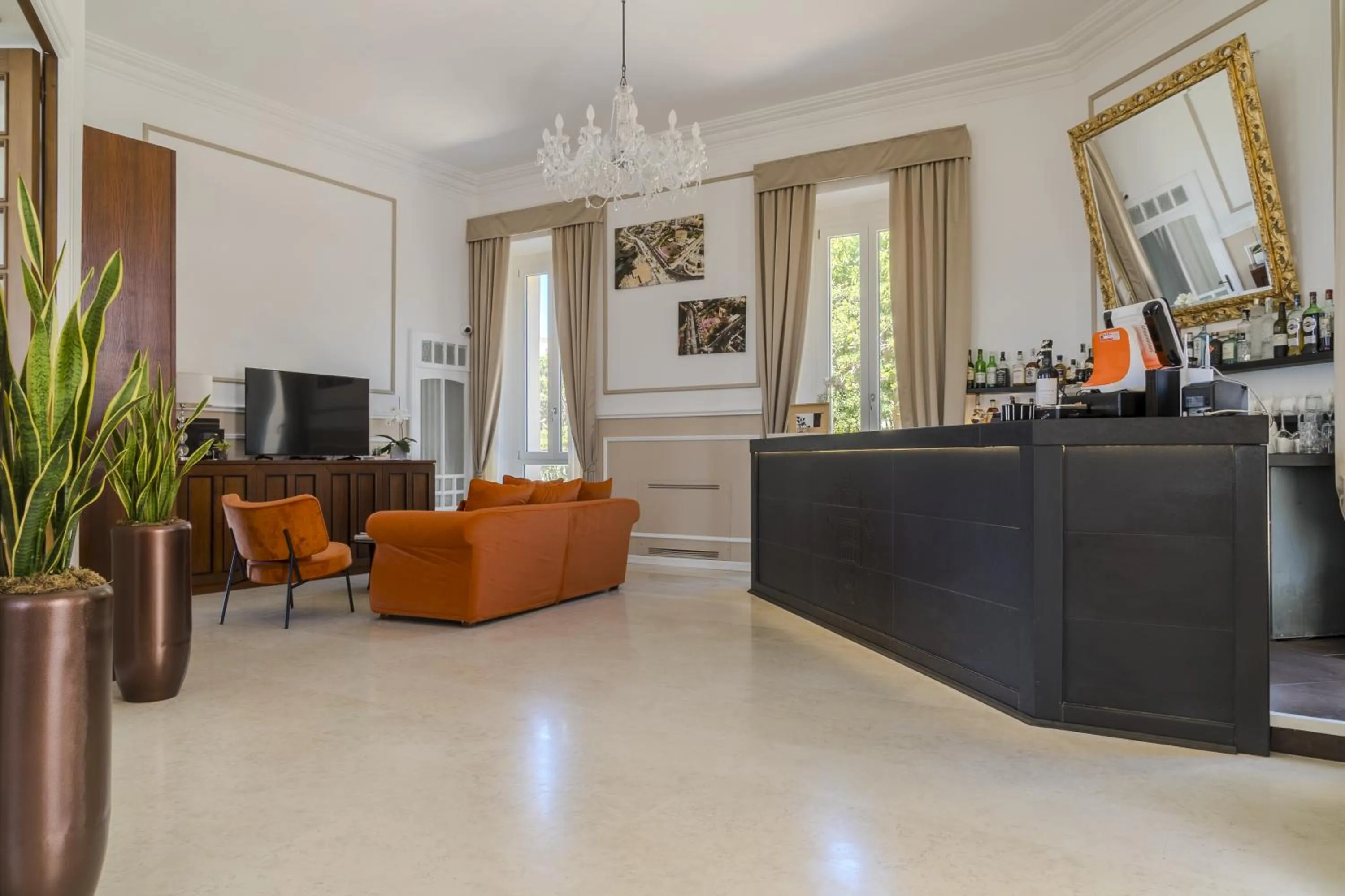 Living room in Villa Mosca Charming House
