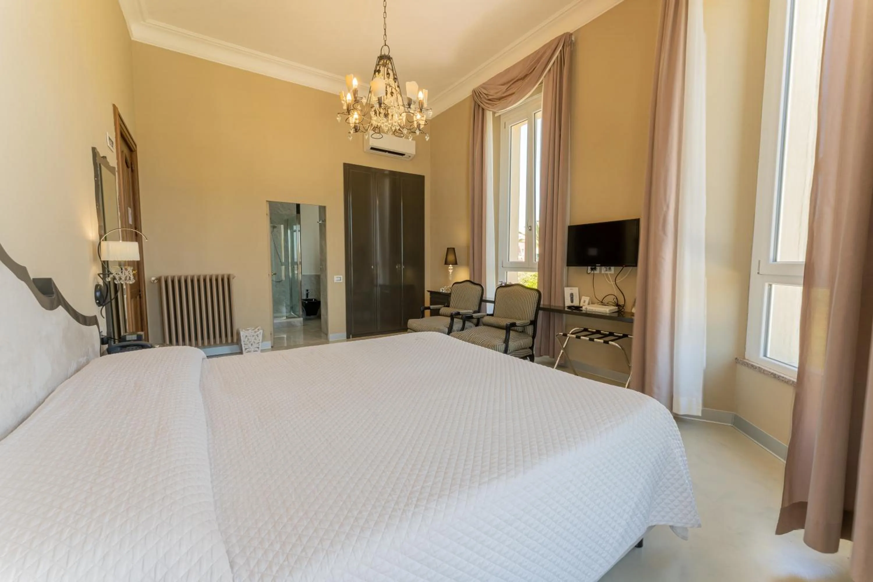 Bed in Villa Mosca Charming House