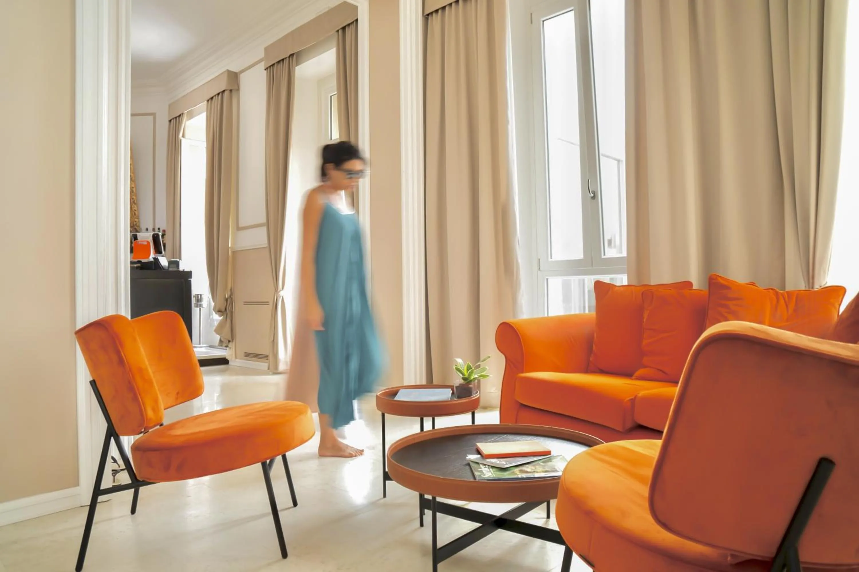 Living room in Villa Mosca Charming House