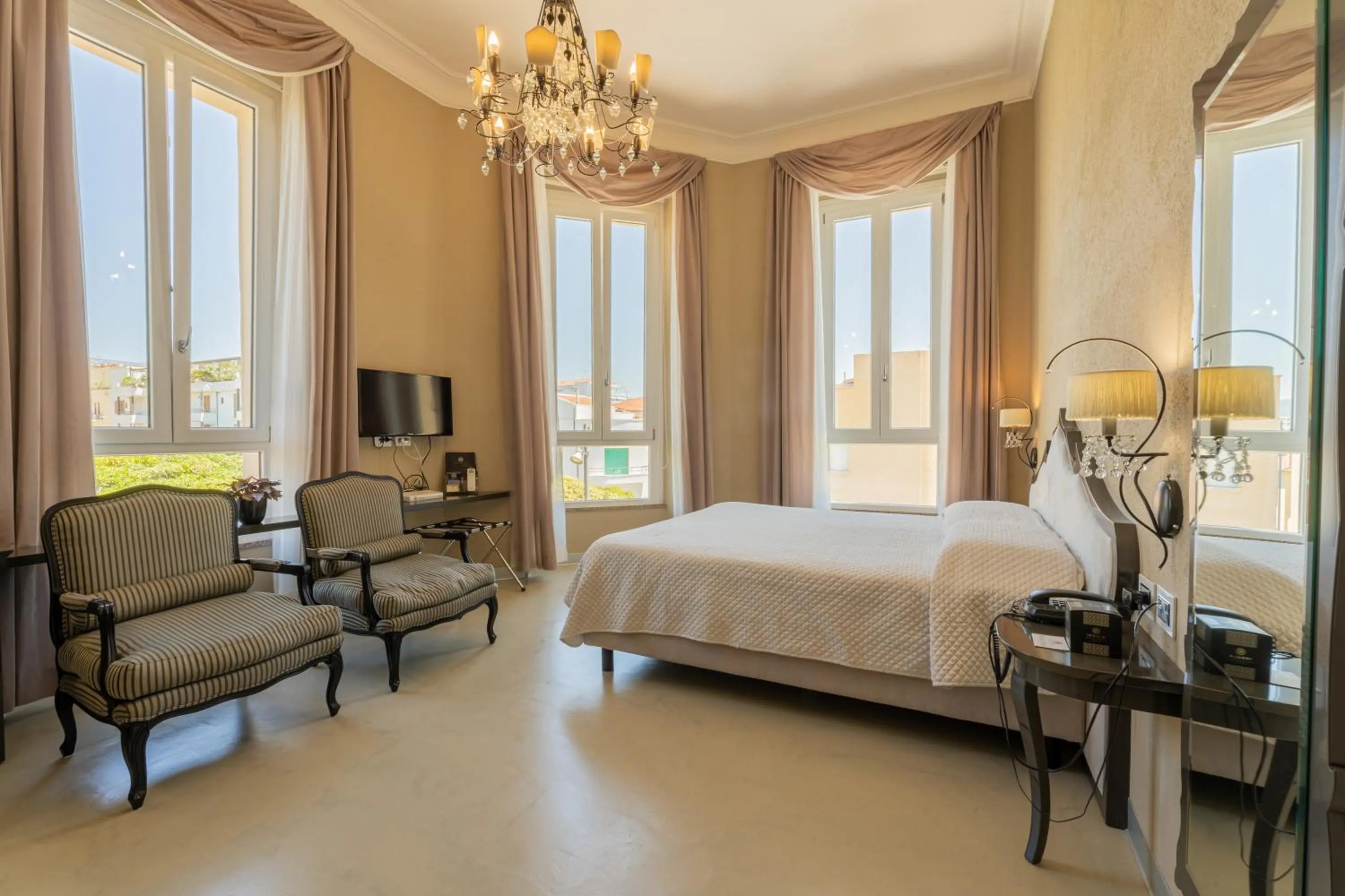 Bed in Villa Mosca Charming House