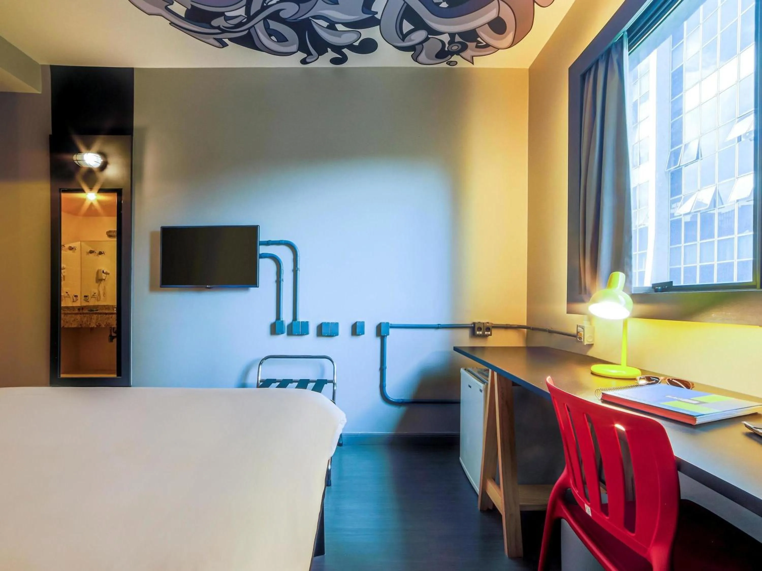 Bedroom, Bed in ibis Styles SP Faria Lima