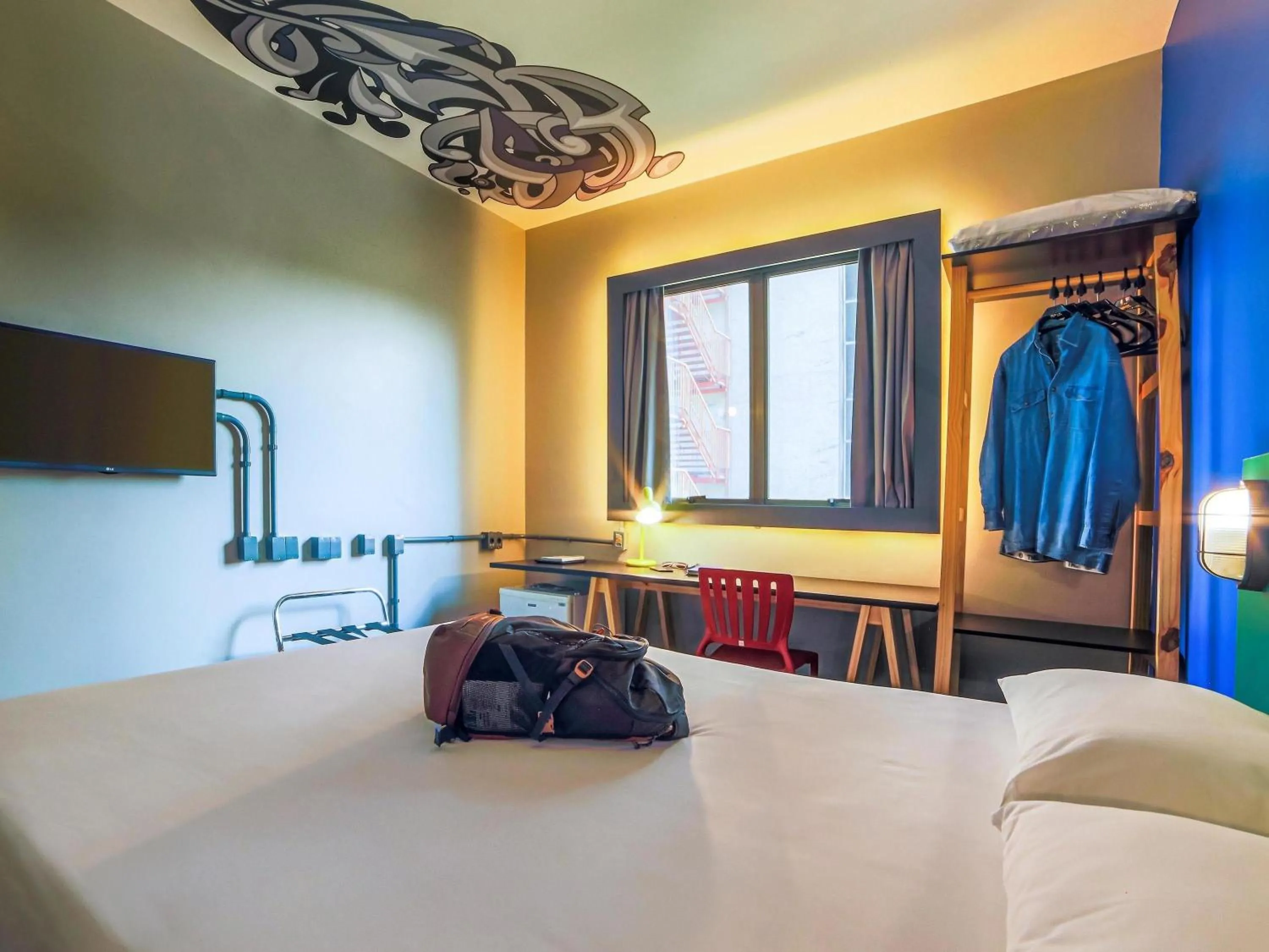 Bedroom, Bed in ibis Styles SP Faria Lima