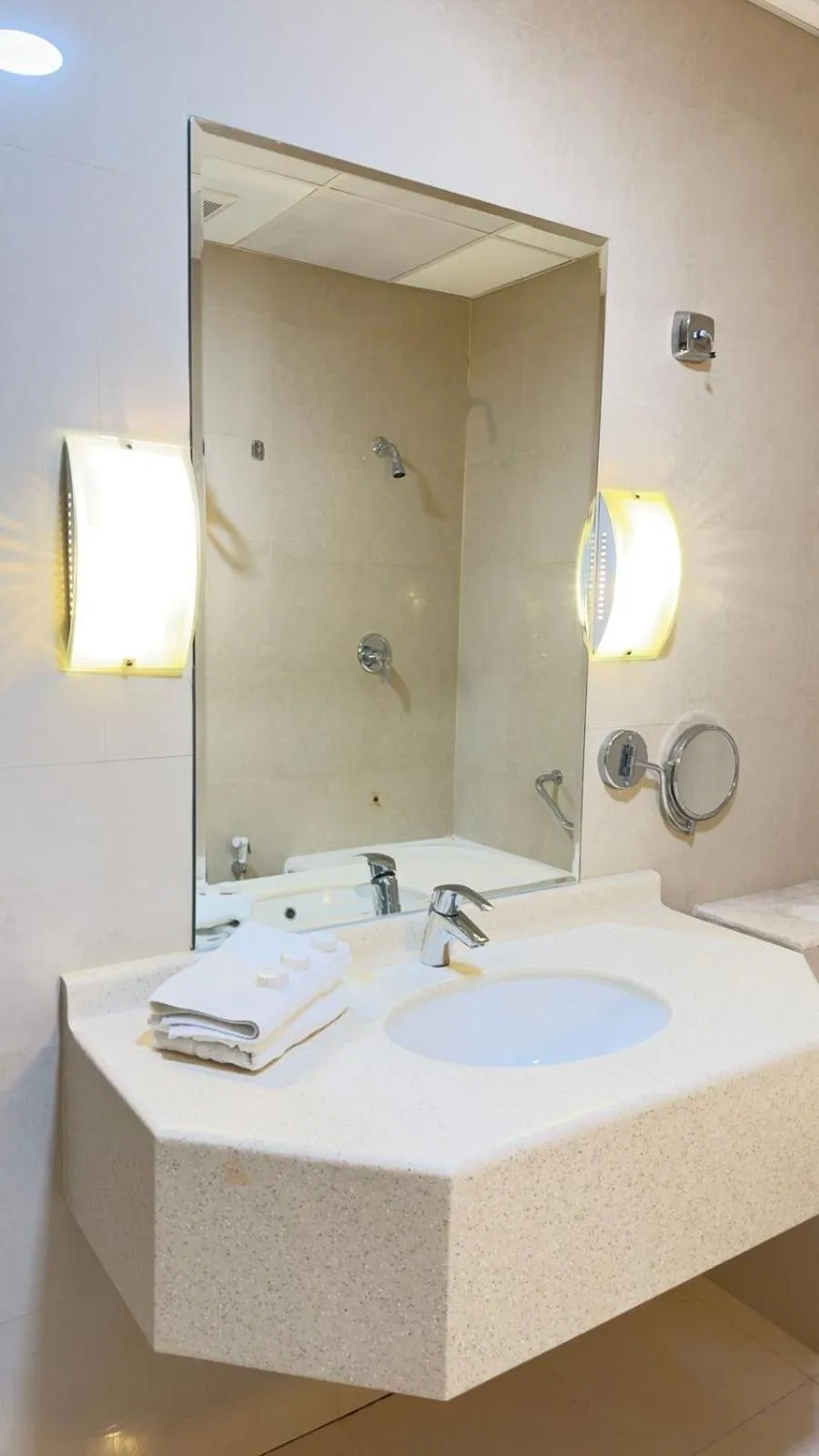 Shower in The Palace Suites