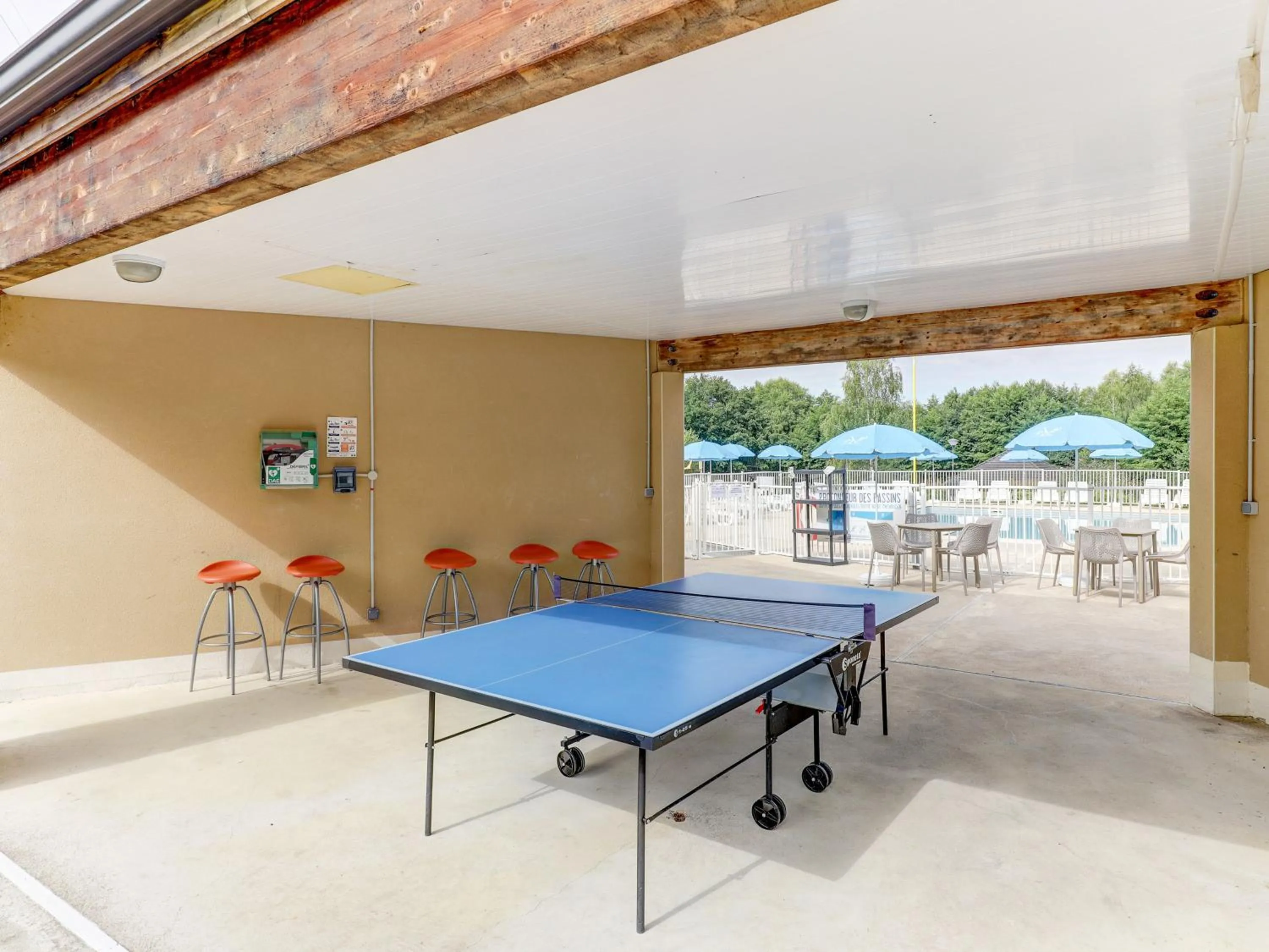Table tennis in Vacancéole - Residence le Domaine du Bosquet