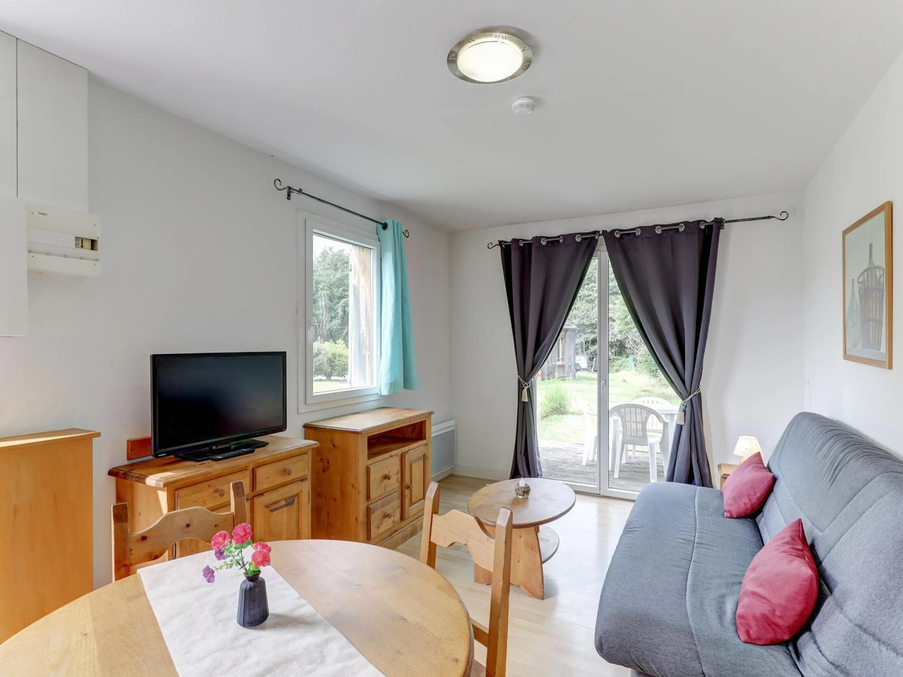 Living room in Vacancéole - Residence le Domaine du Bosquet