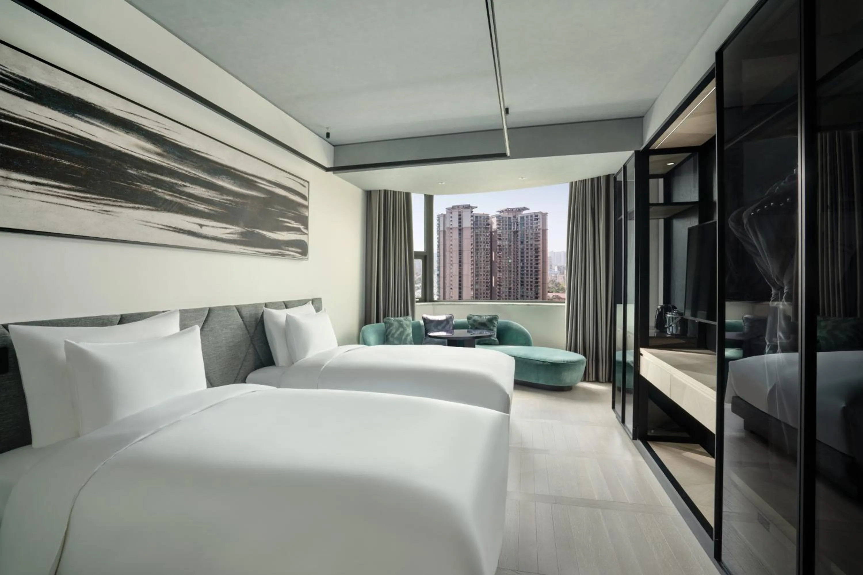 Bed in Kempinski Hotel Chengdu-City Center