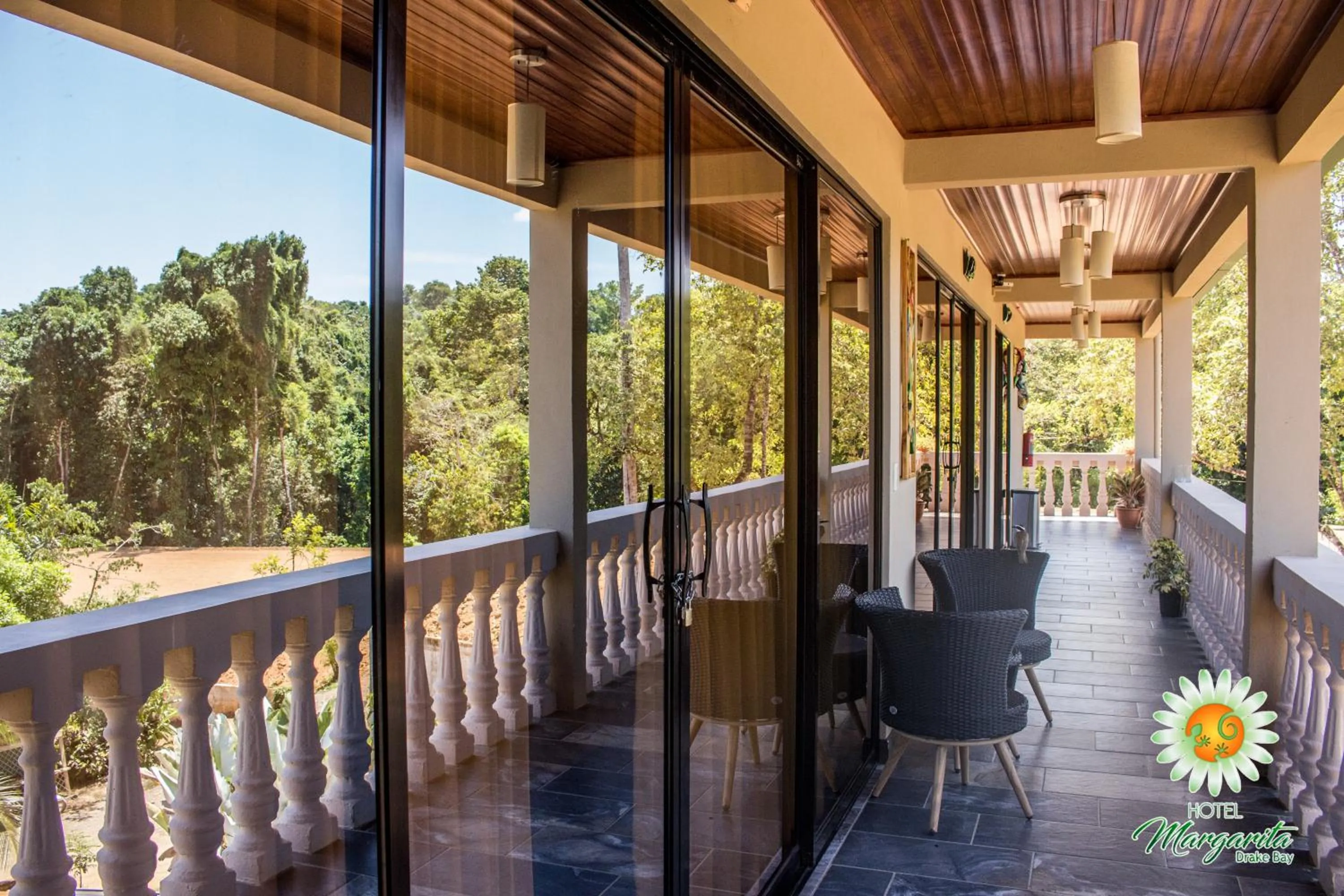 Balcony/Terrace in Hotel Margarita and Tour Operator Drake Bay