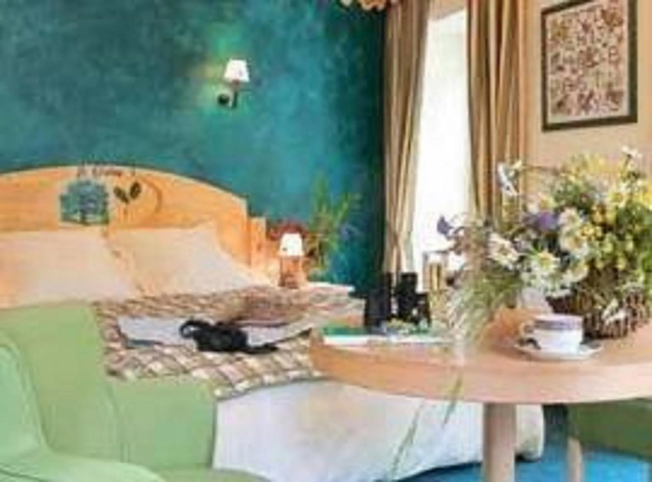 Bed in Hôtel Le Bois Joli