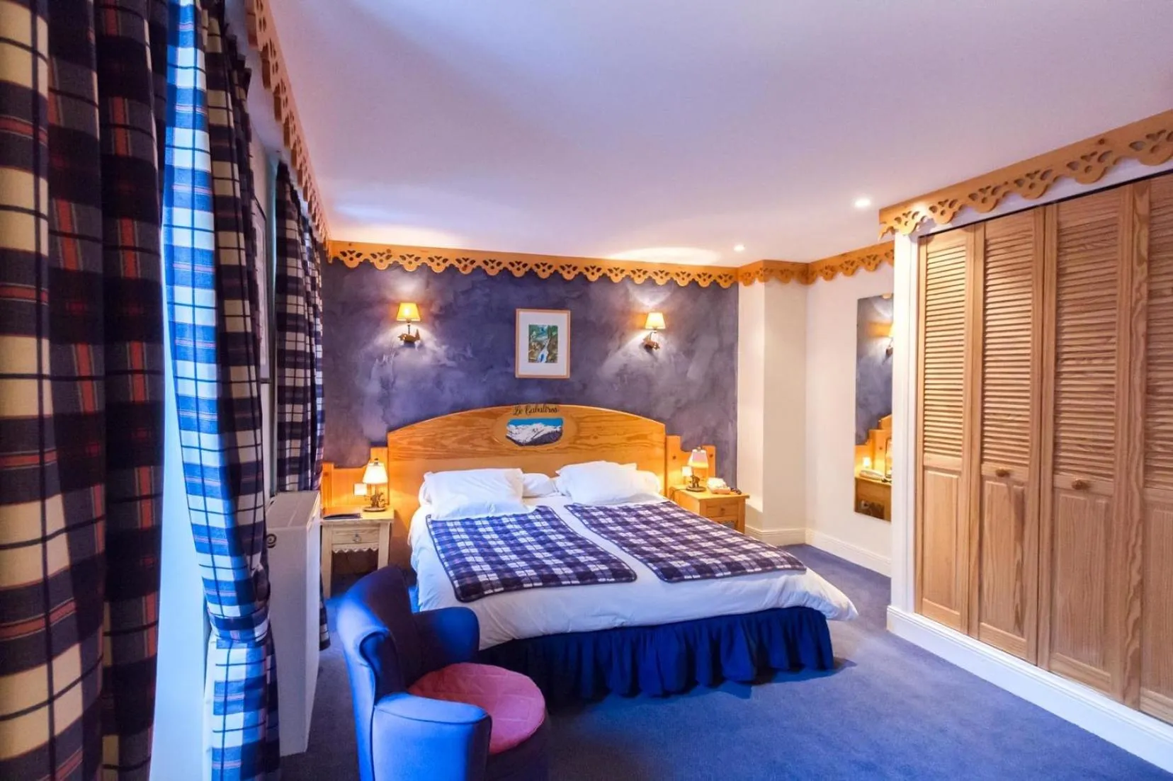 Bed in Hôtel Le Bois Joli