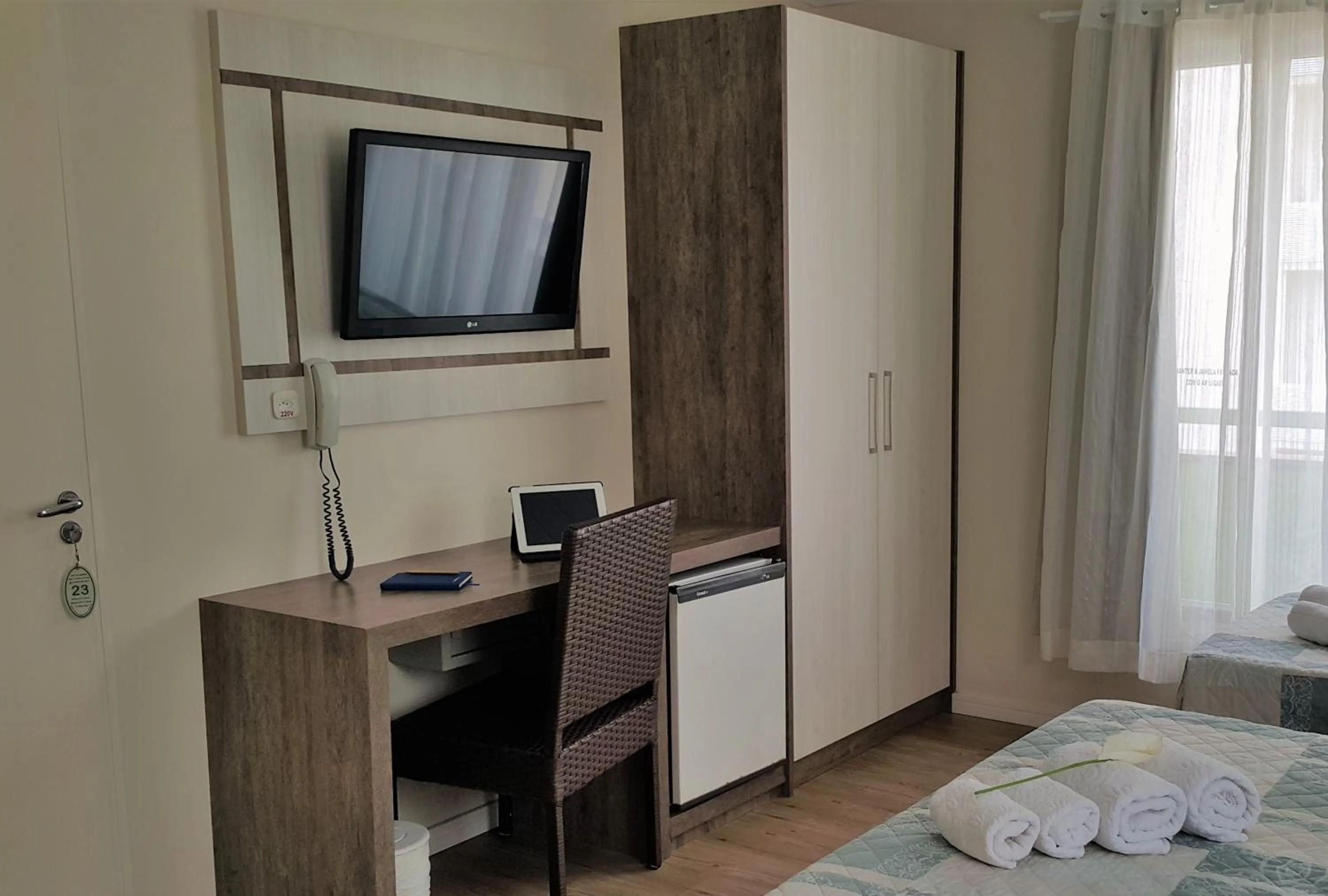 TV and multimedia, Bed in Pousada Bomar Bombinhas