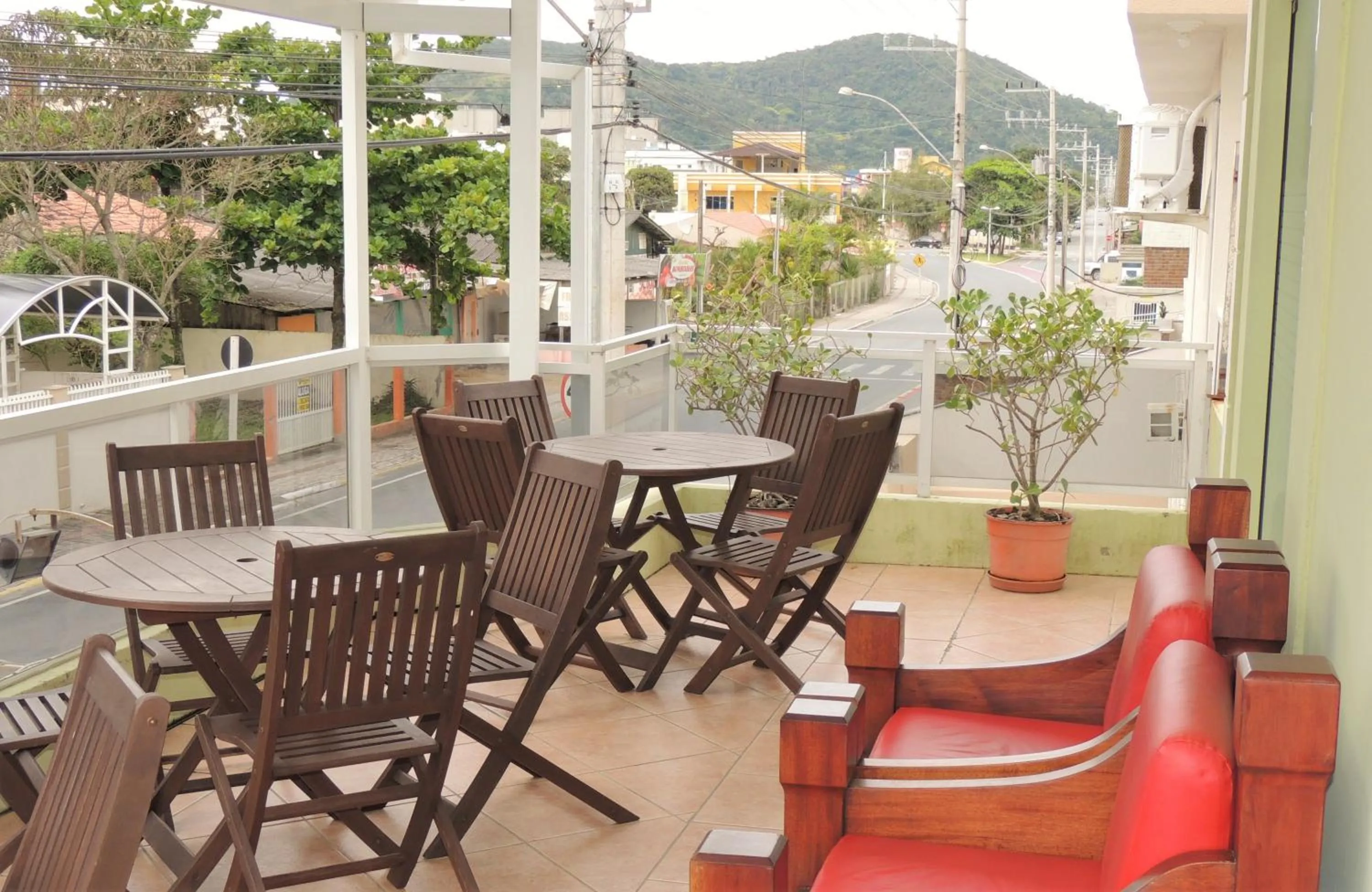 Balcony/Terrace in Pousada Bomar Bombinhas