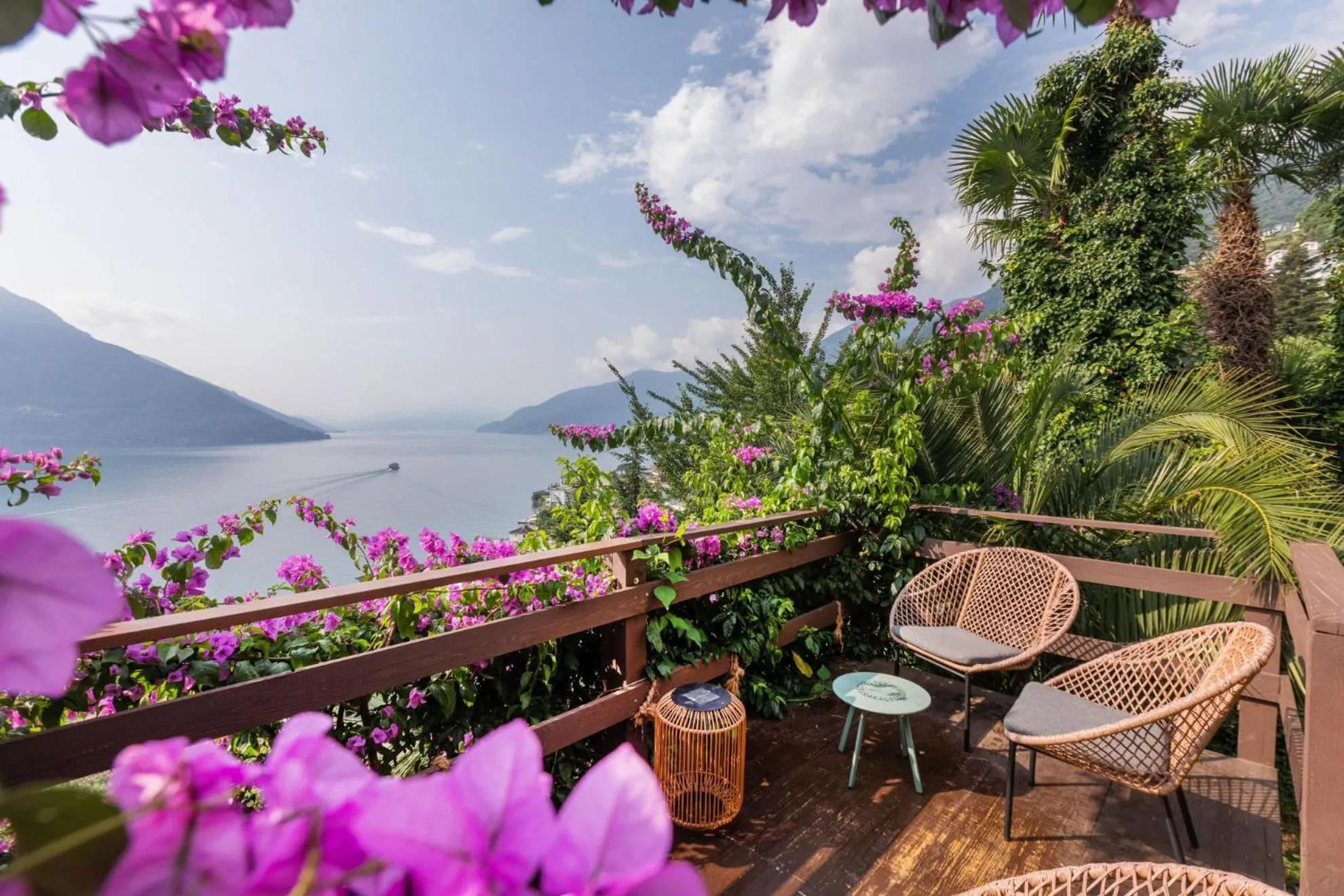 View (from property/room) in Parkhotel Brenscino Brissago