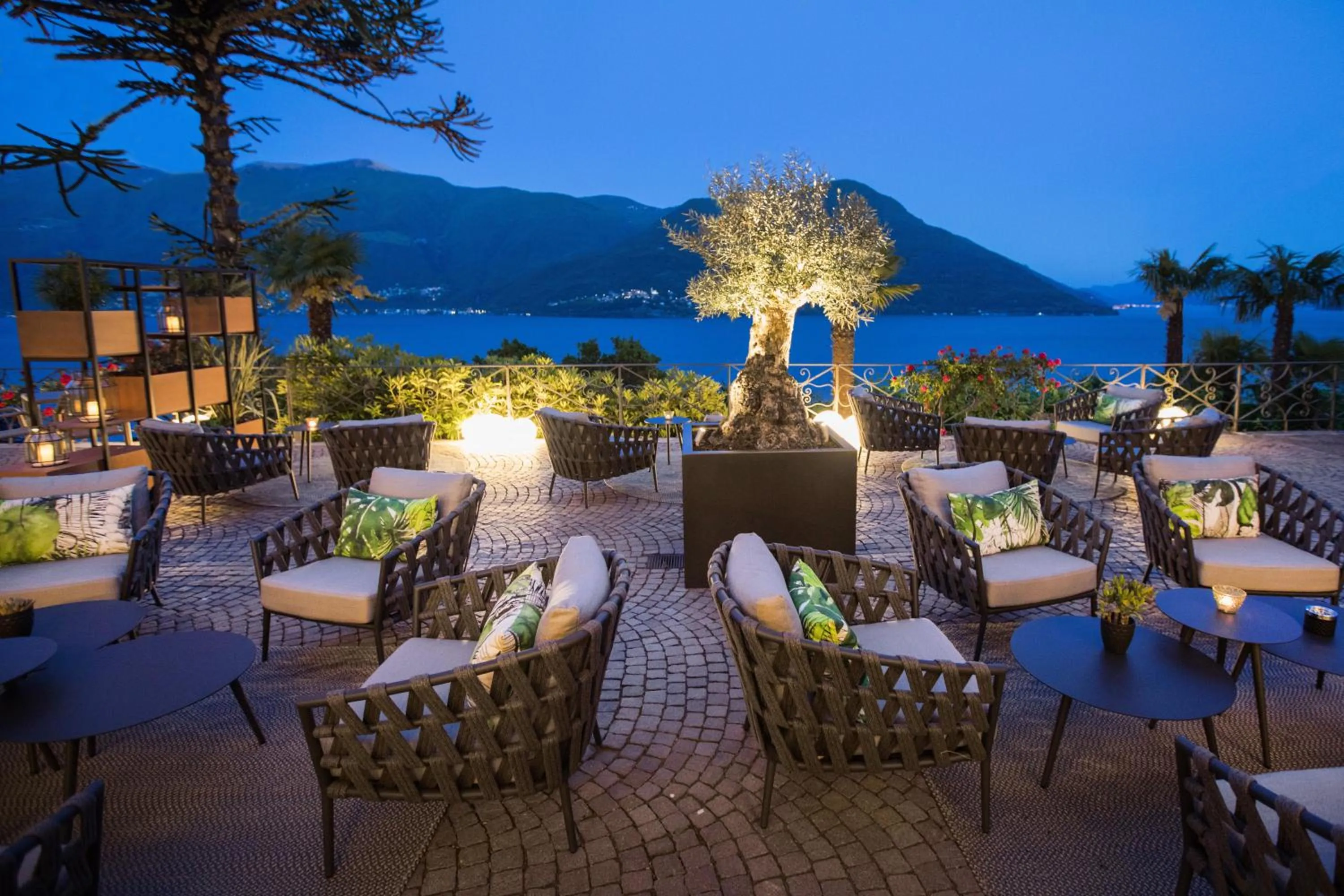 Balcony/Terrace in Parkhotel Brenscino Brissago