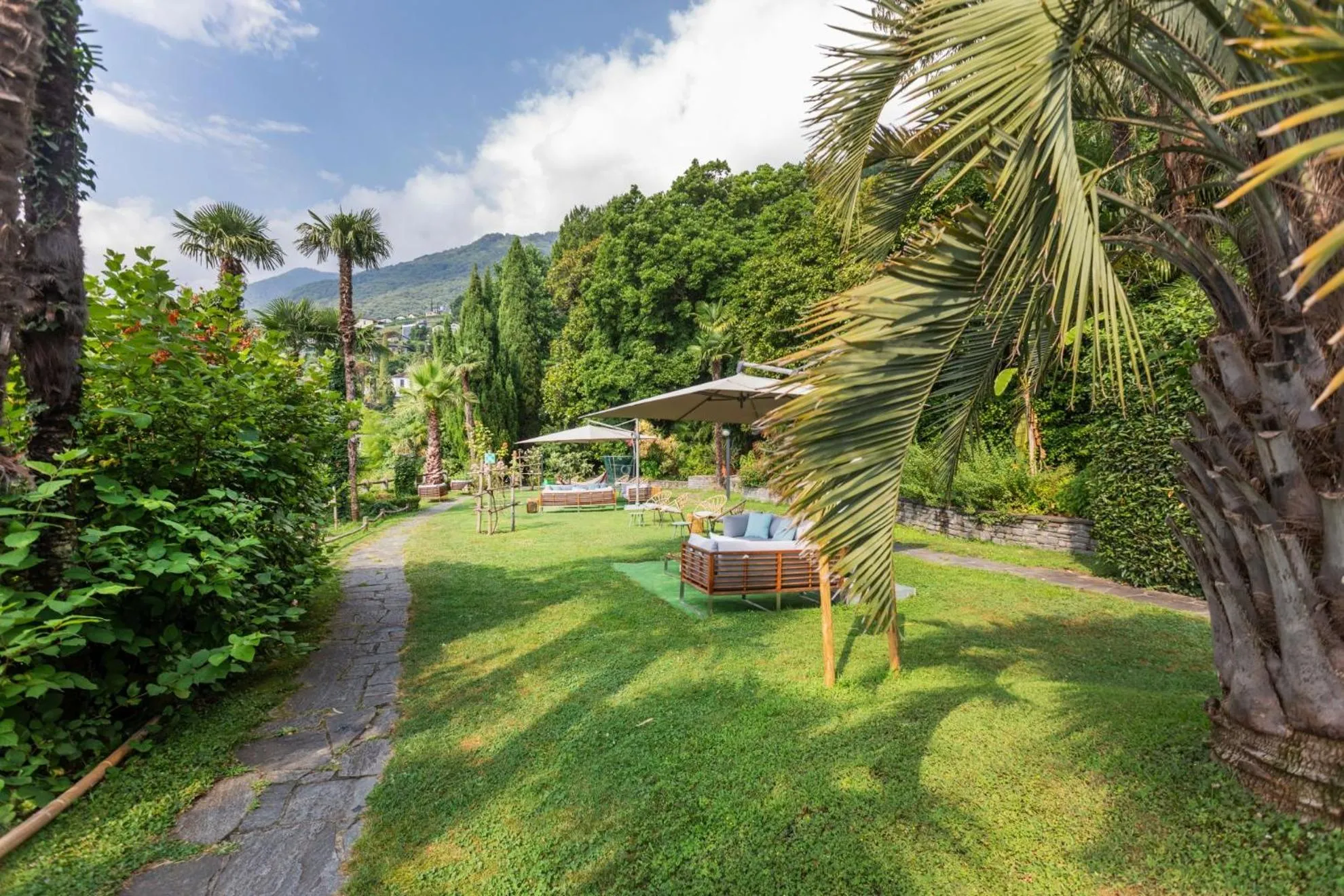 Garden in Parkhotel Brenscino Brissago