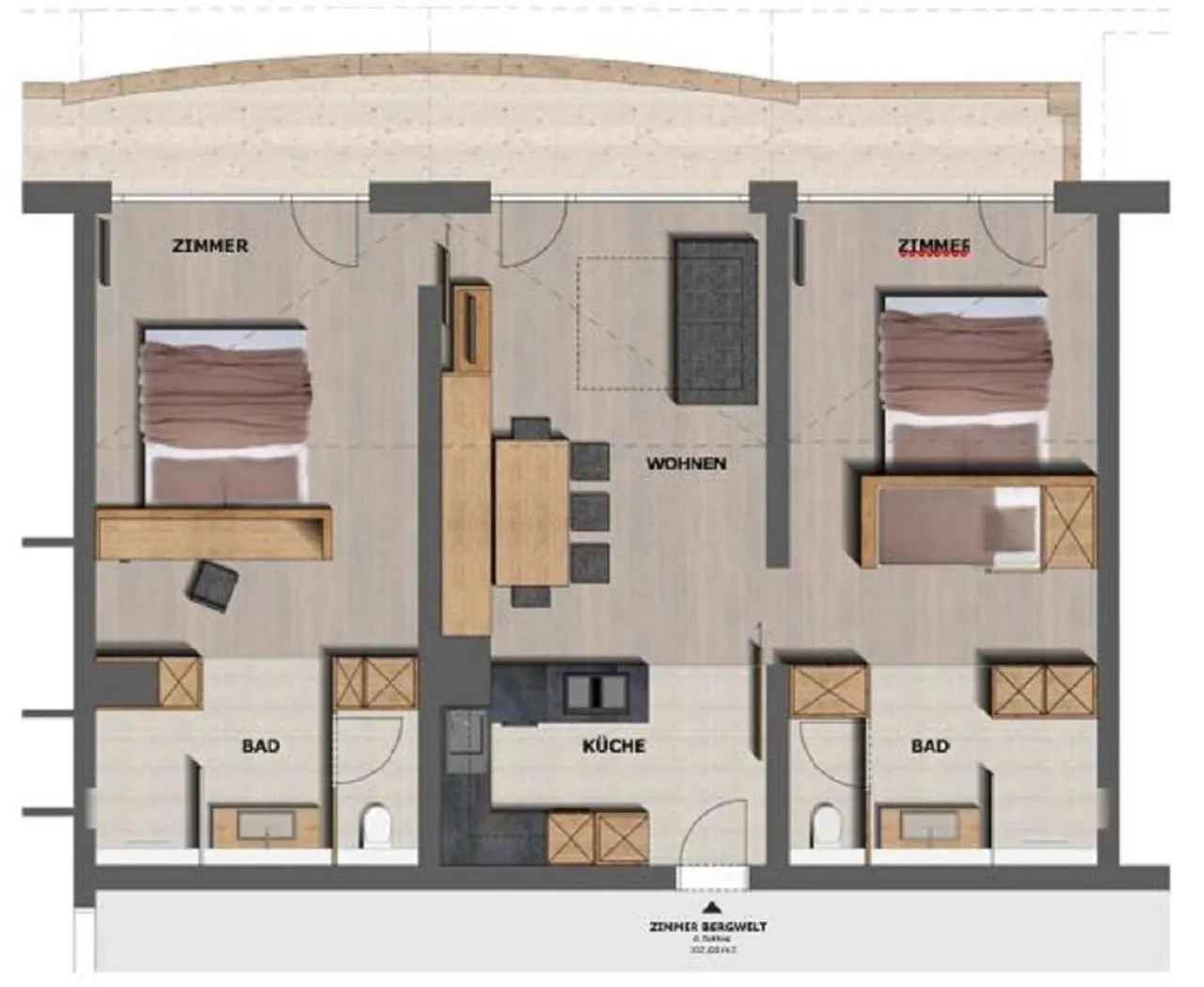 Floor plan in Hotel & Appartements Alpenresidenz Viktoria