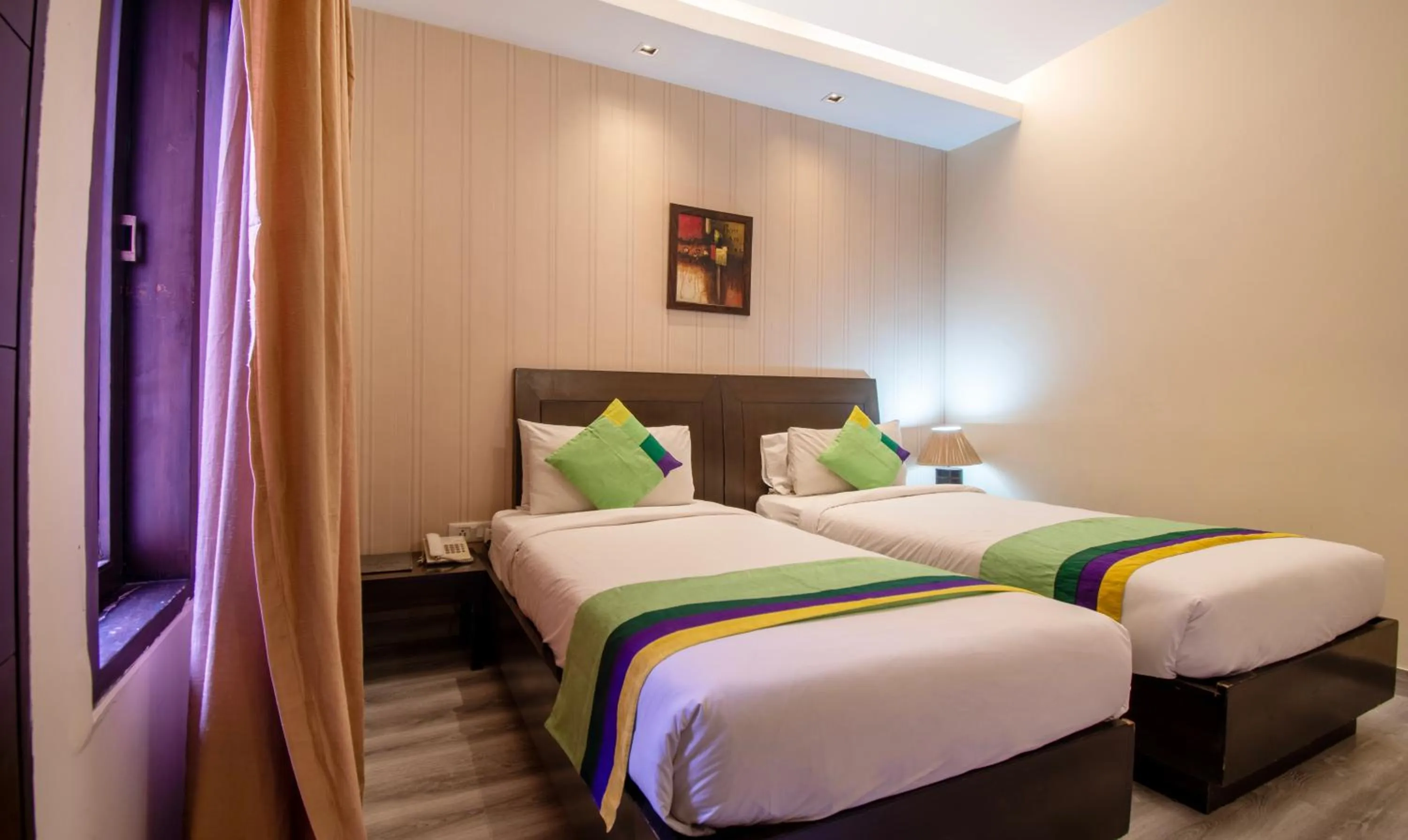 Bedroom, Bed in Treebo Cabana