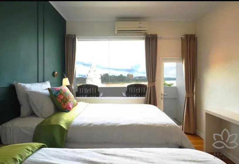 Deluxe Double or Twin Room with River View in Buakham Rim Khong บัวคำริมโขง Deluxe Double or Twin Room with River View in Buakham Rim Khong บัวคำริมโขง