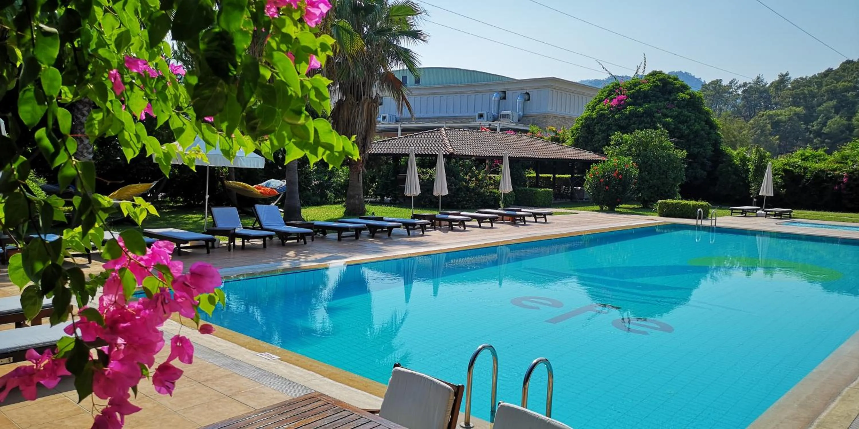 Garden view in Efe Hotel Gocek