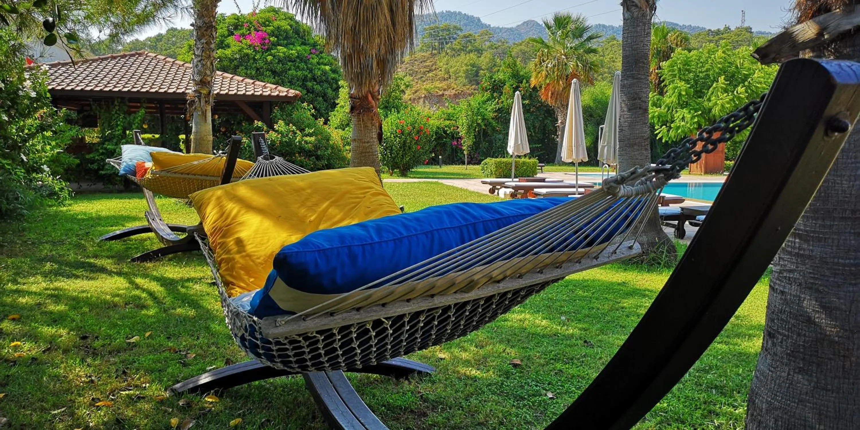 Garden view in Efe Hotel Gocek