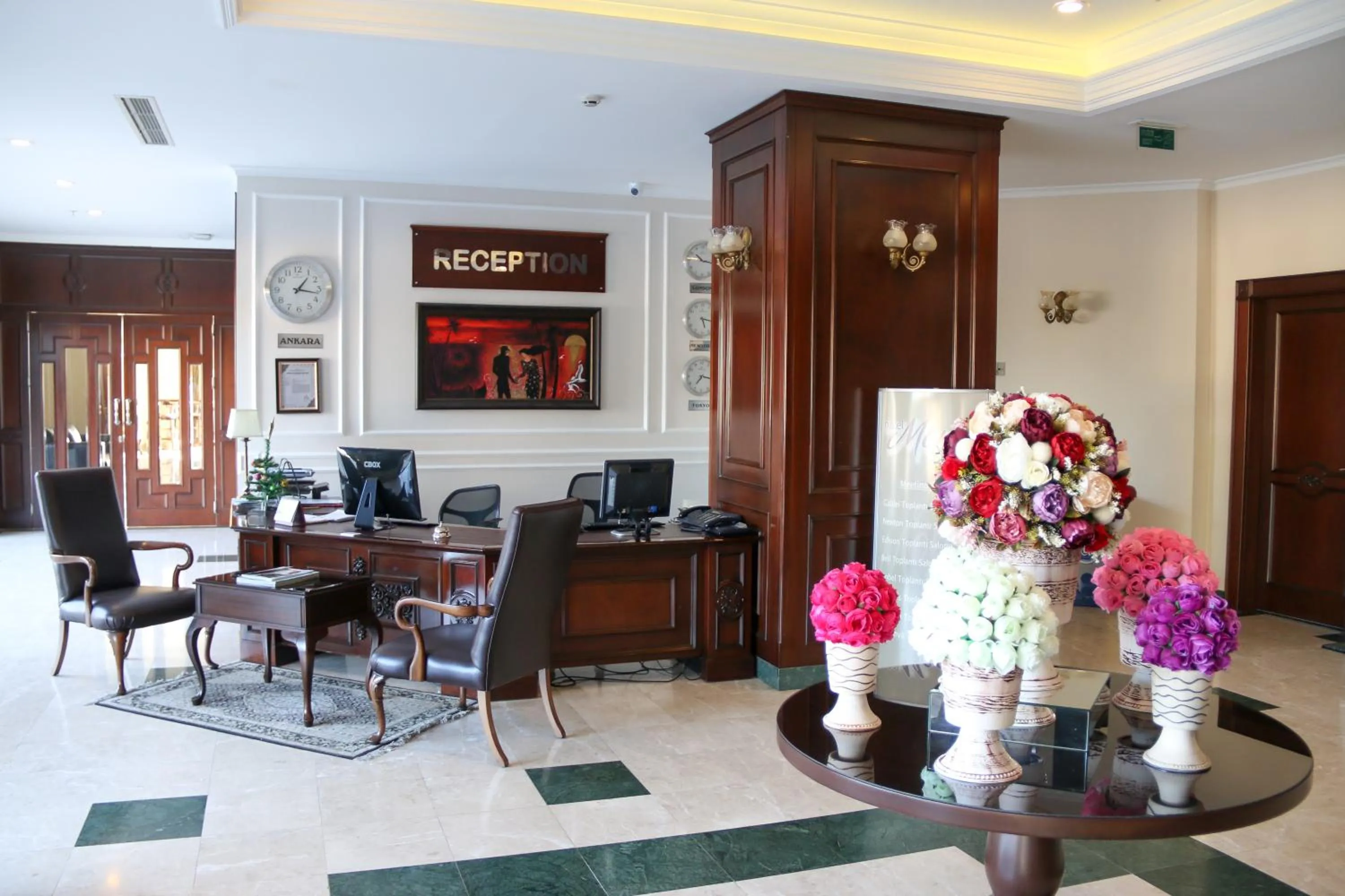 Lobby or reception in Hotel Monec