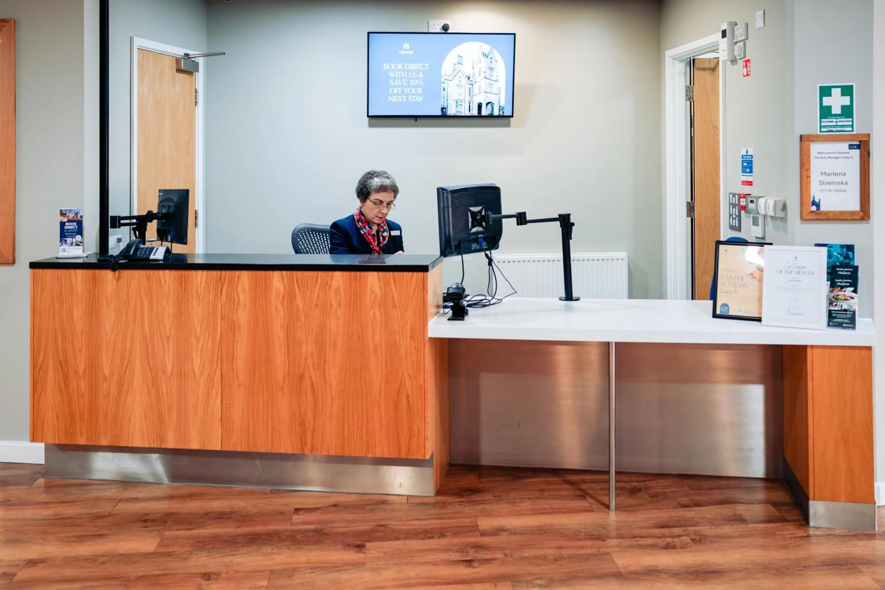 Lobby or reception in Lilleshall House & Gardens and Lilleshall National Sports Centre