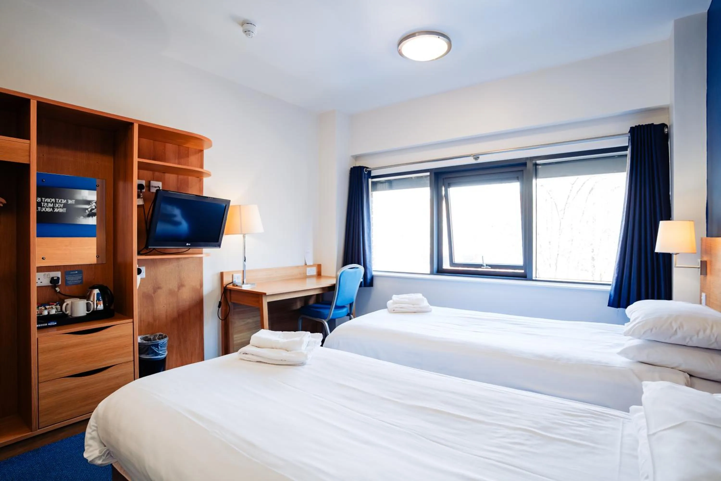 Bedroom, Bed in Lilleshall House & Gardens and Lilleshall National Sports Centre