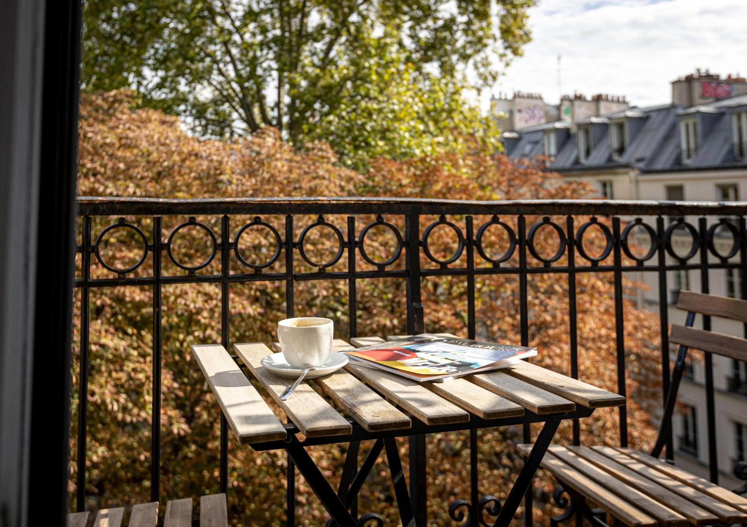 Patio in Gardette Park Hotel