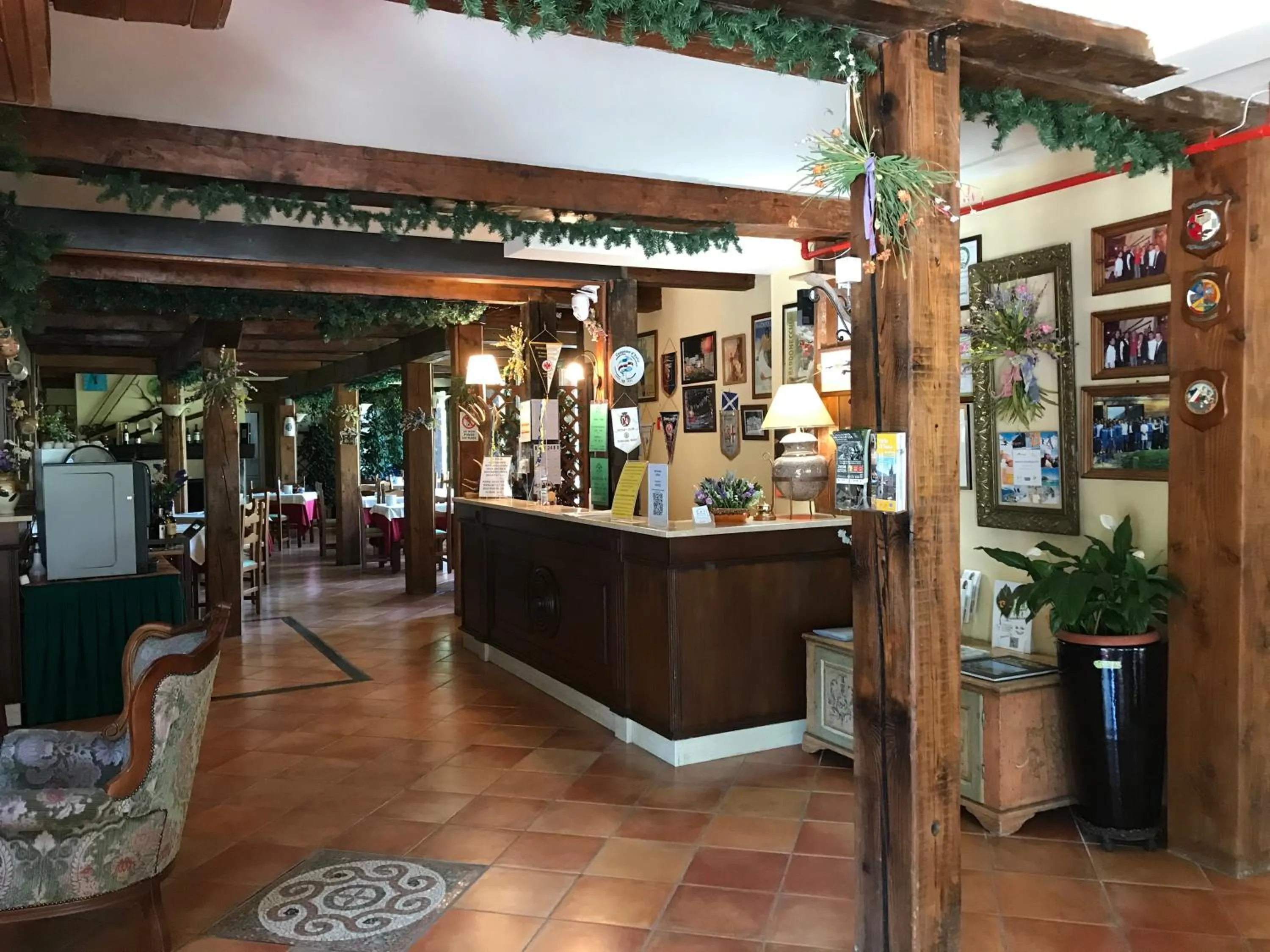 Lobby or reception in Hotel Cà Fiore