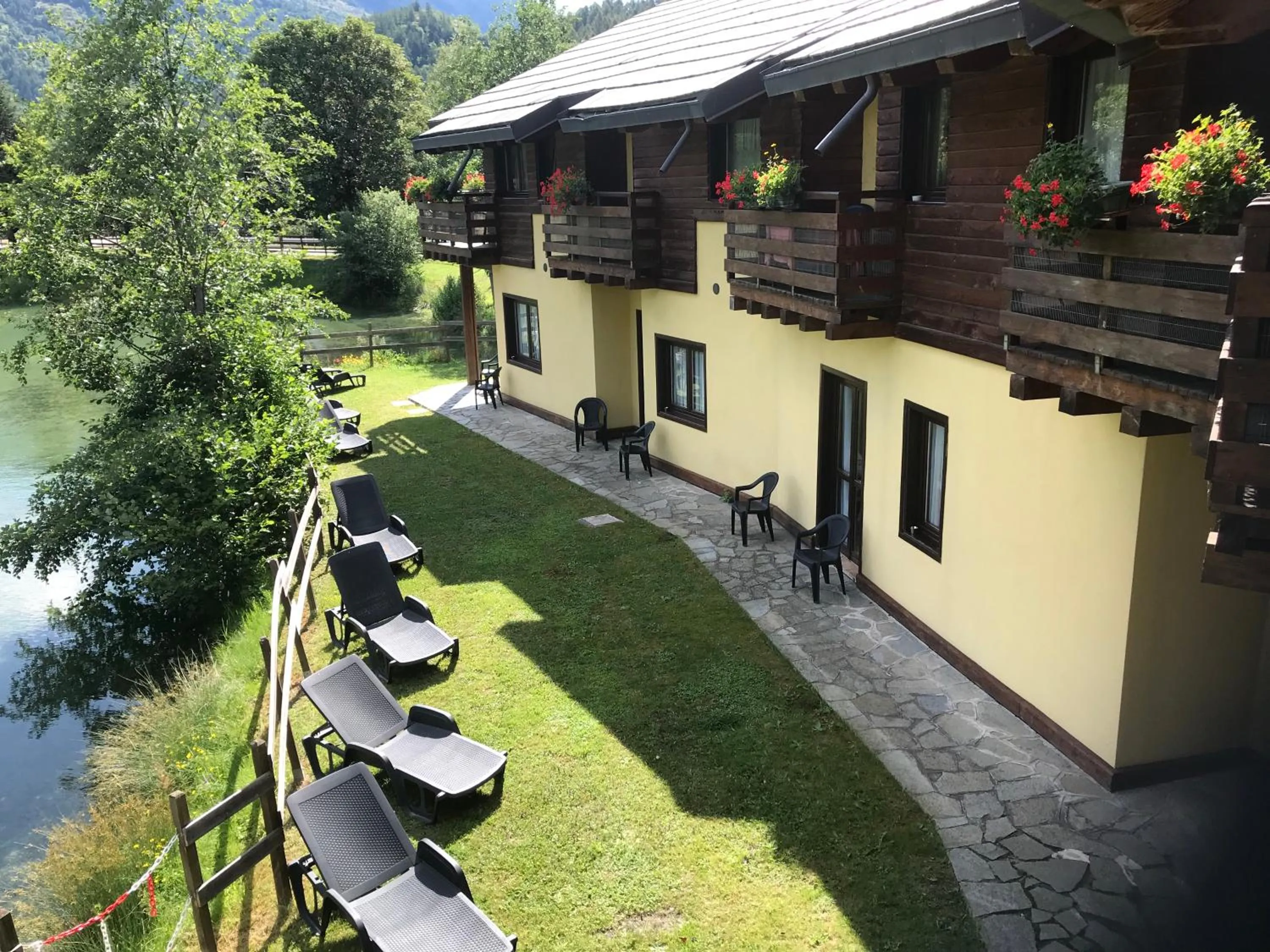 Garden view in Hotel Cà Fiore