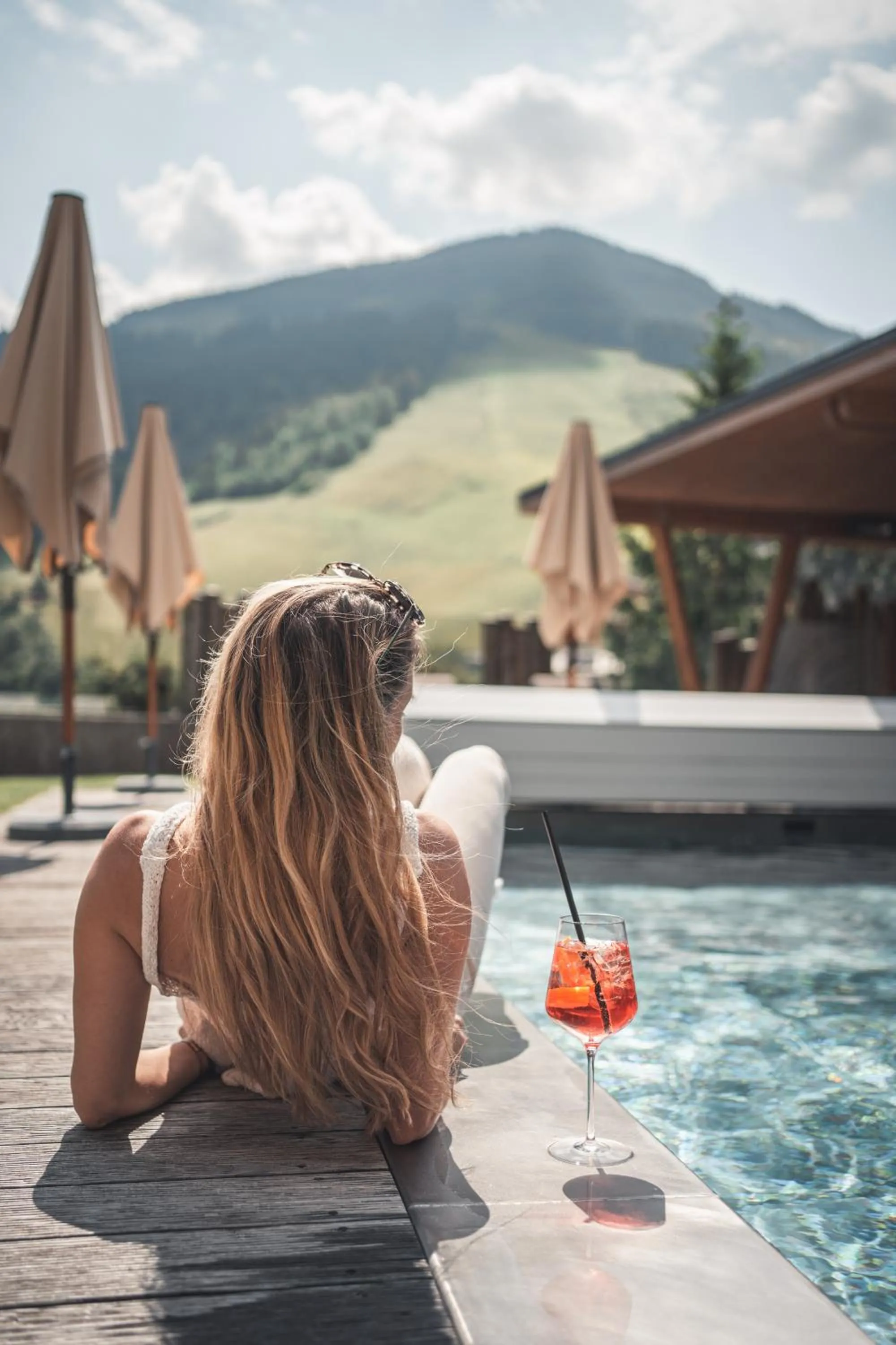 Swimming pool in Hotel Sonnegg