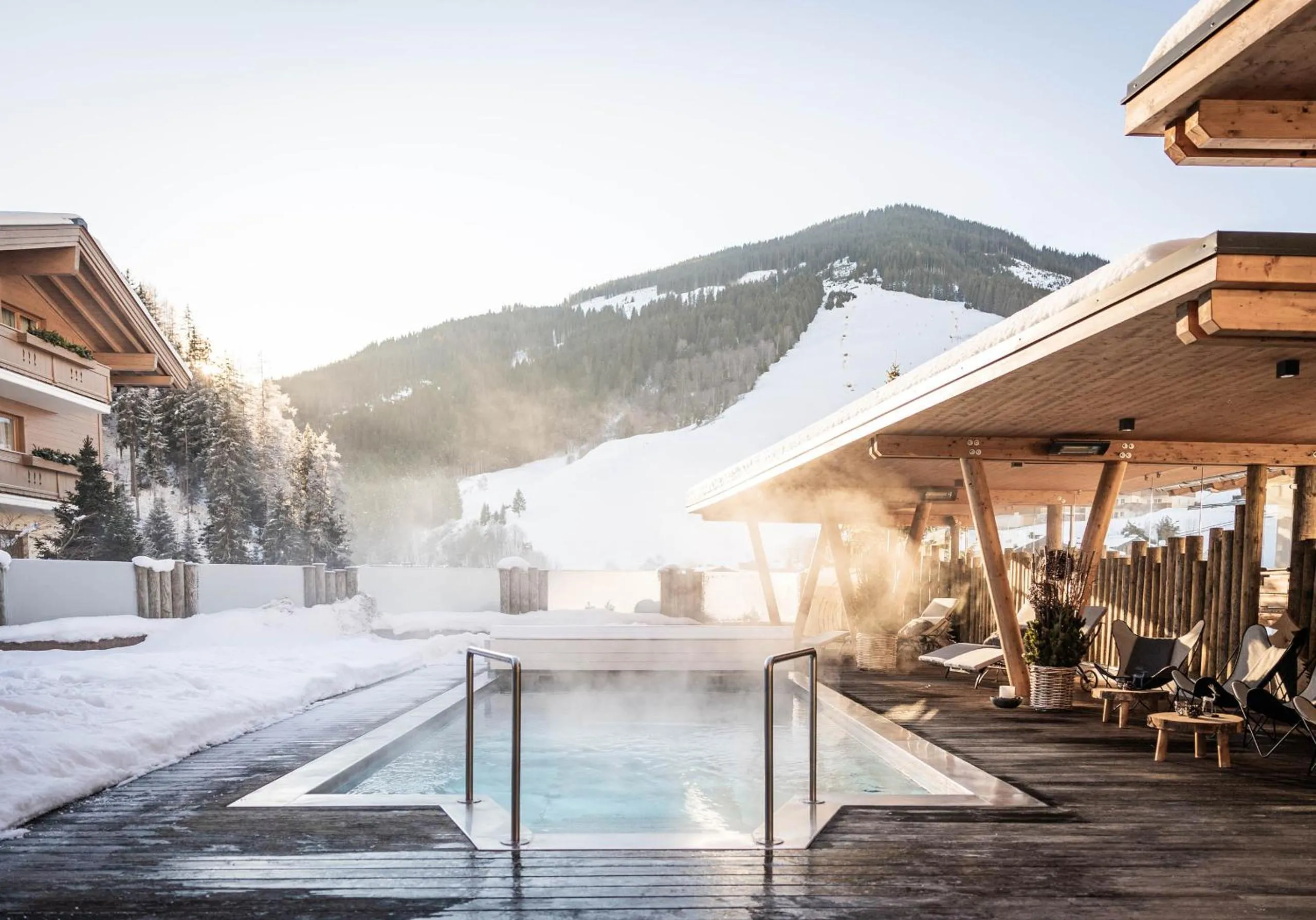 Swimming pool in Hotel Sonnegg