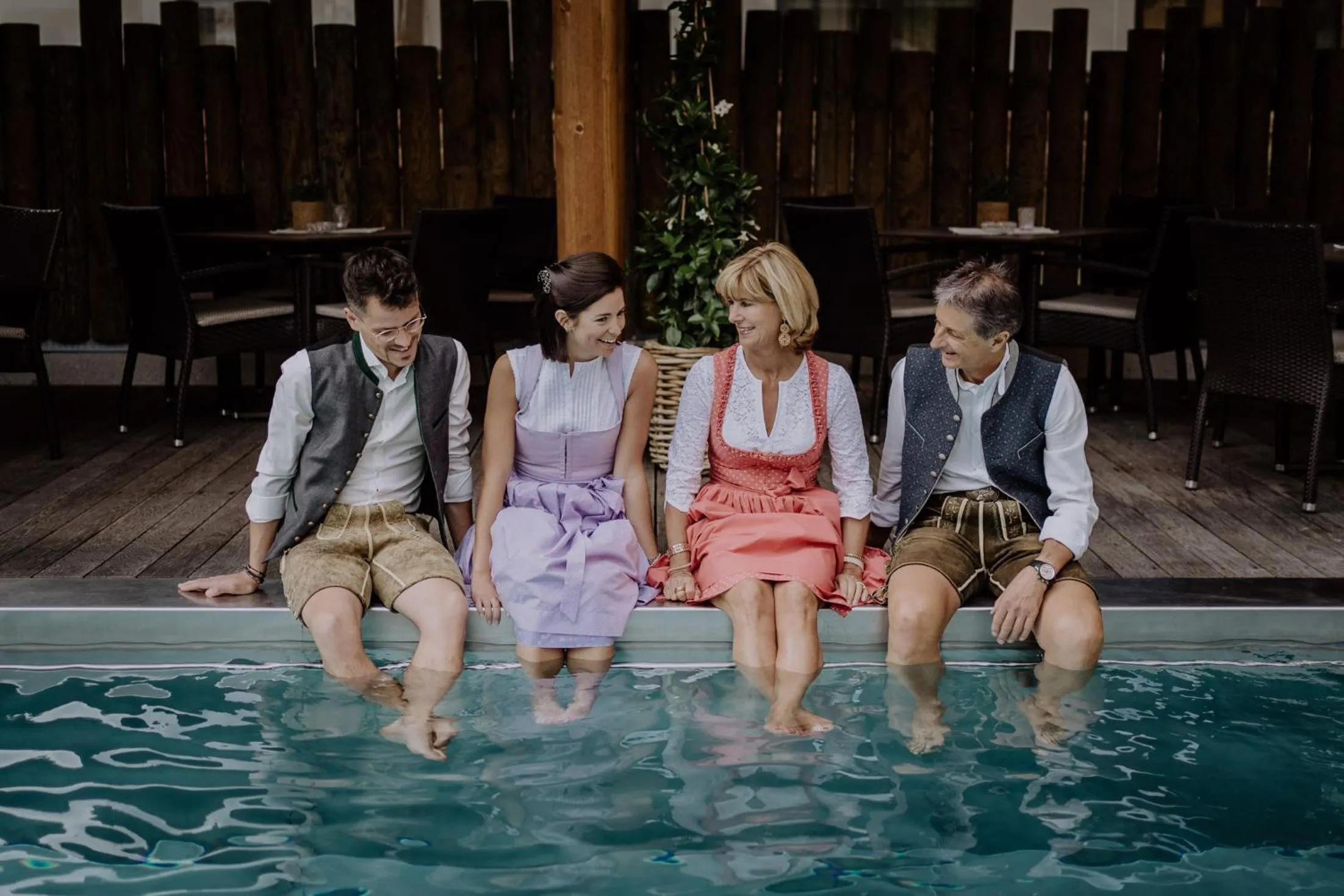 Swimming pool in Hotel Sonnegg