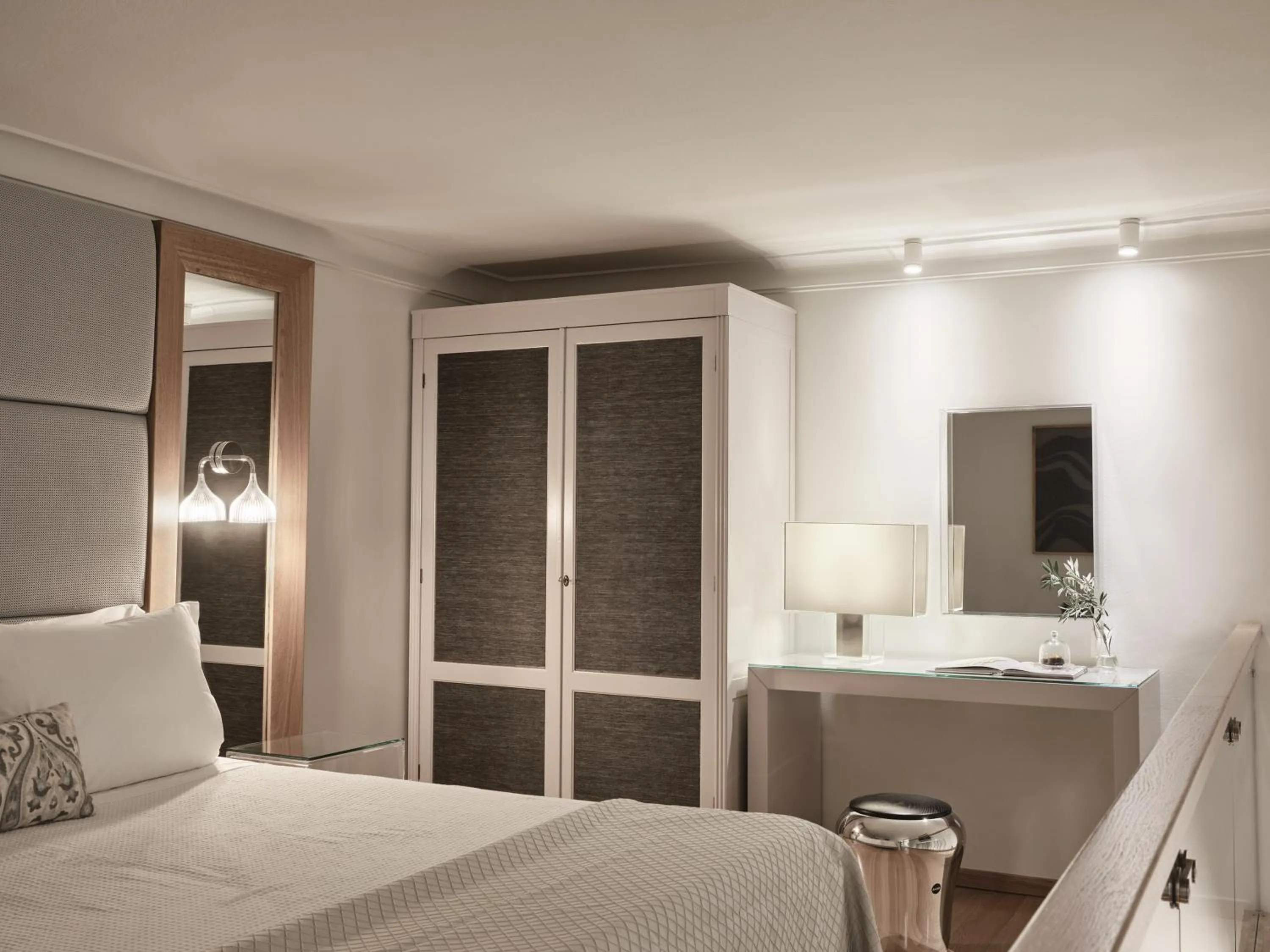 Bed in Casa Delfino Hotel & Spa