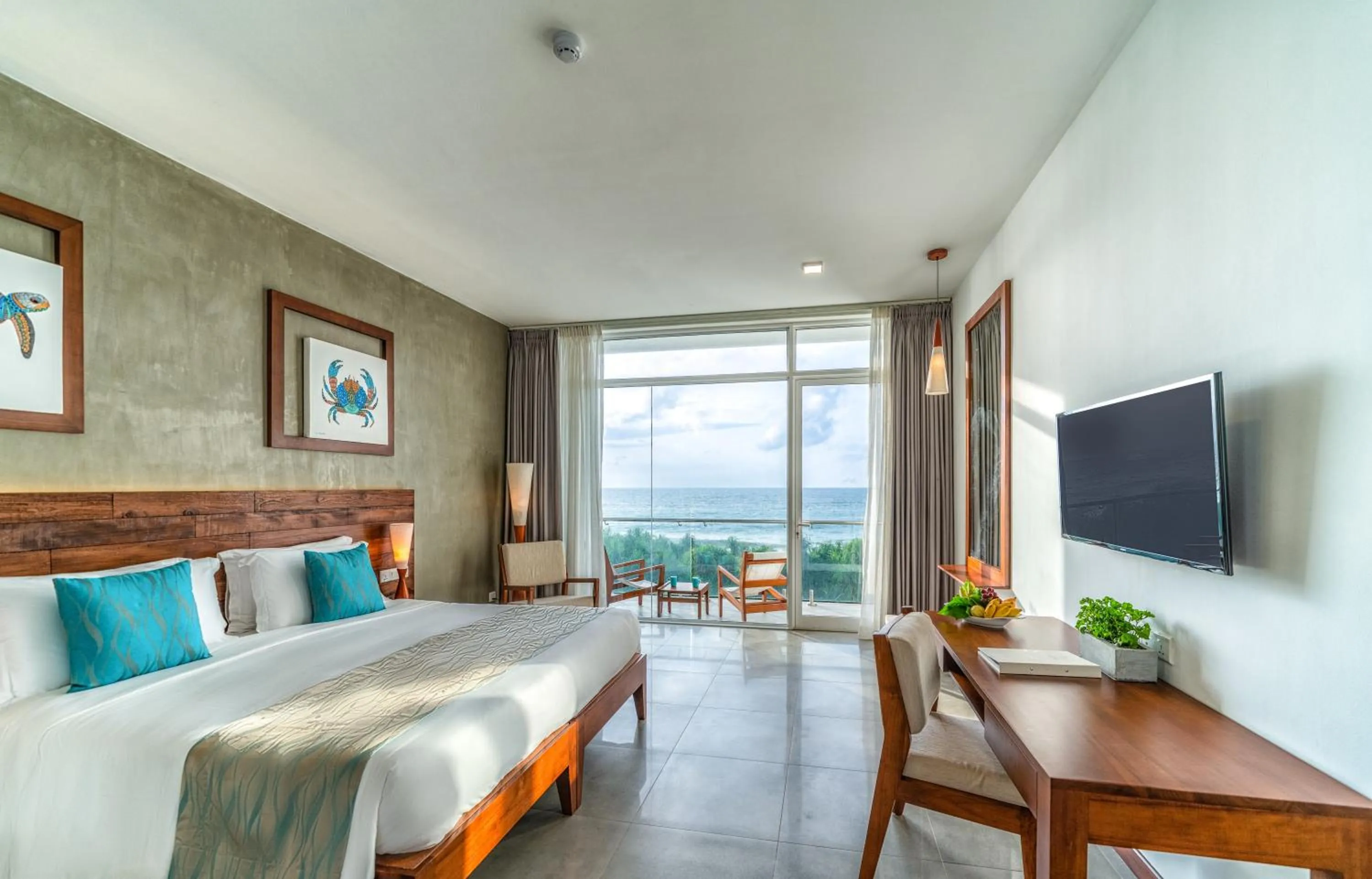 Bedroom, Bed in The Habitat Kosgoda by Asia Leisure