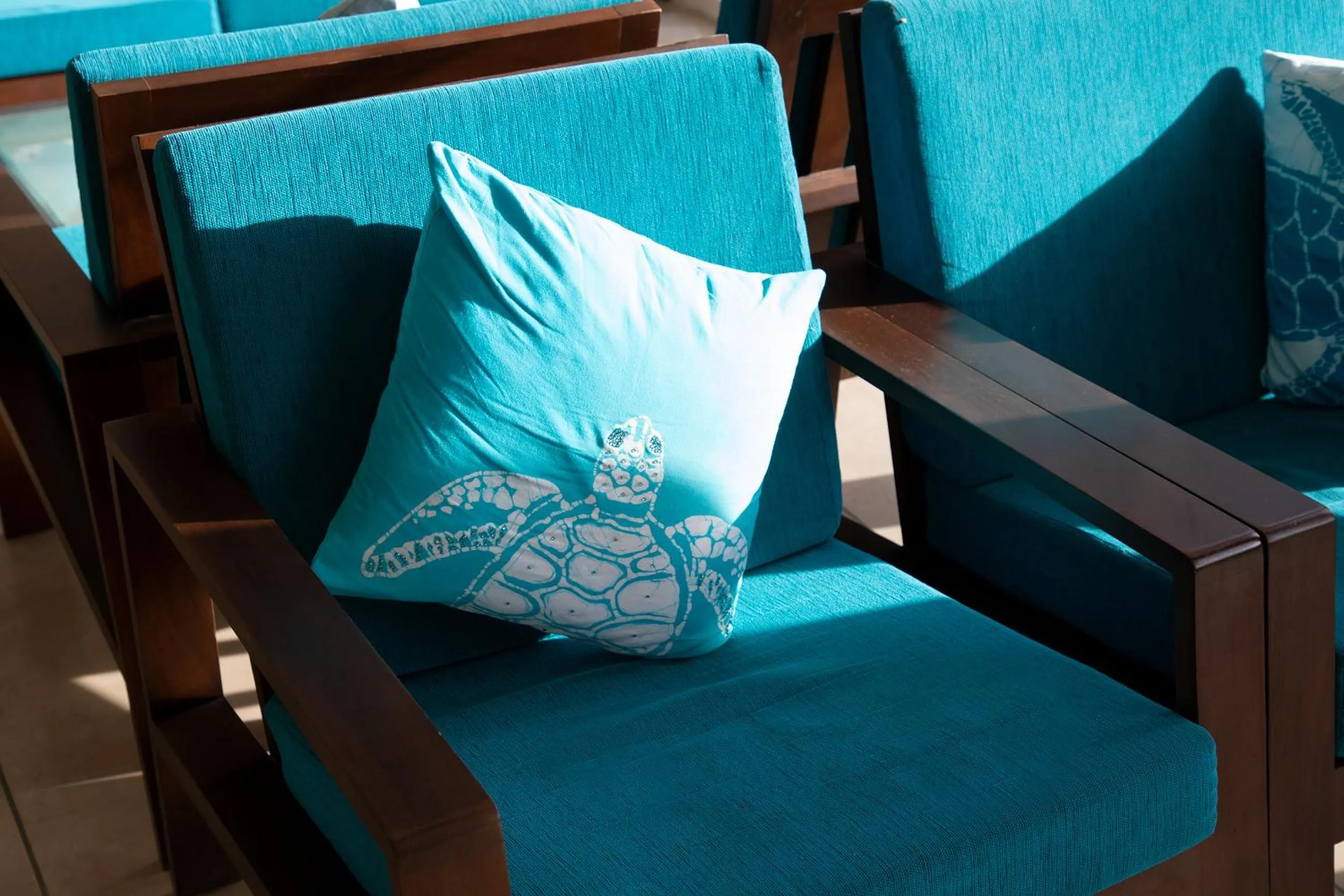 Seating area in The Habitat Kosgoda by Asia Leisure