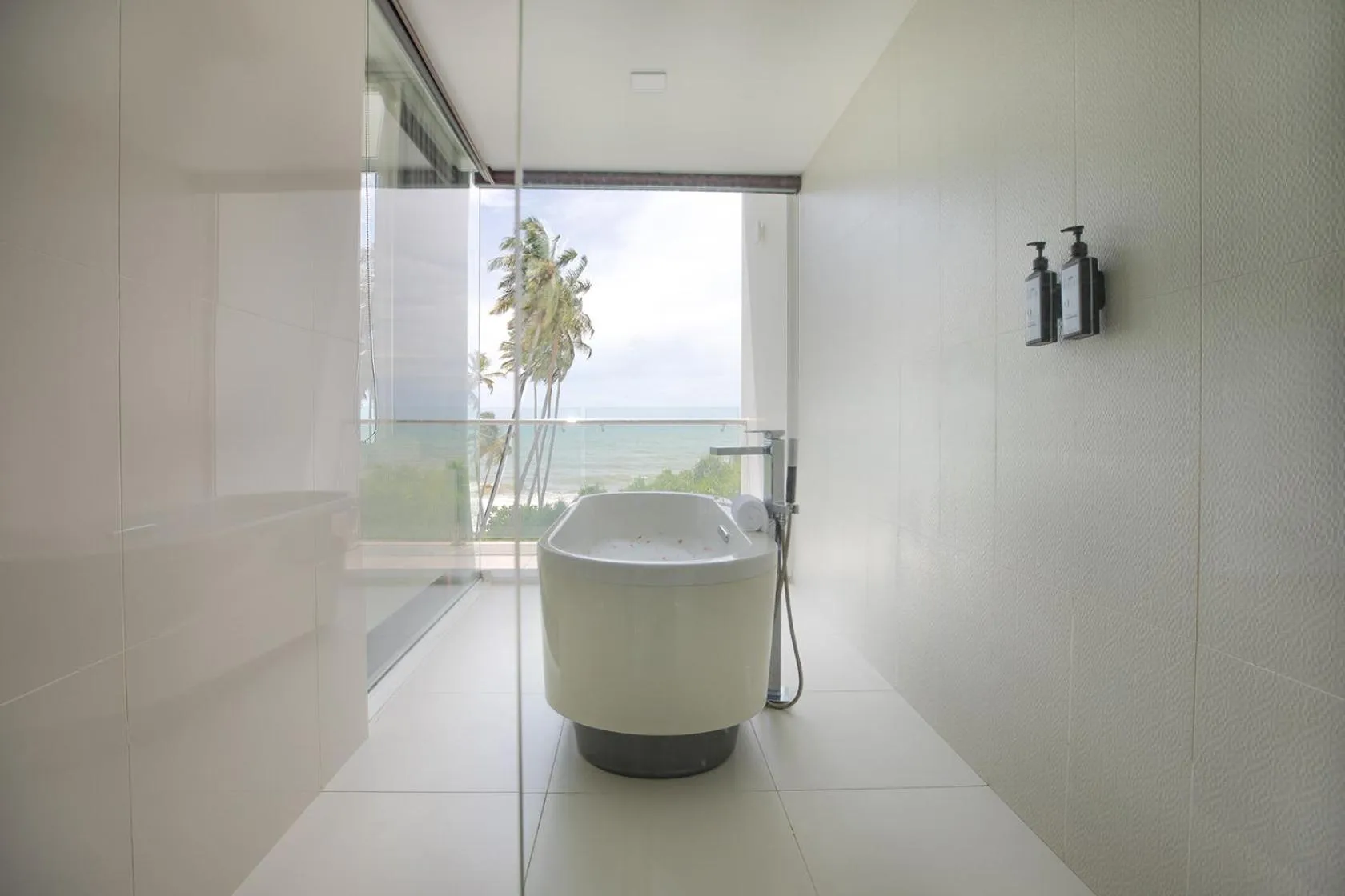 Bathroom in The Habitat Kosgoda by Asia Leisure